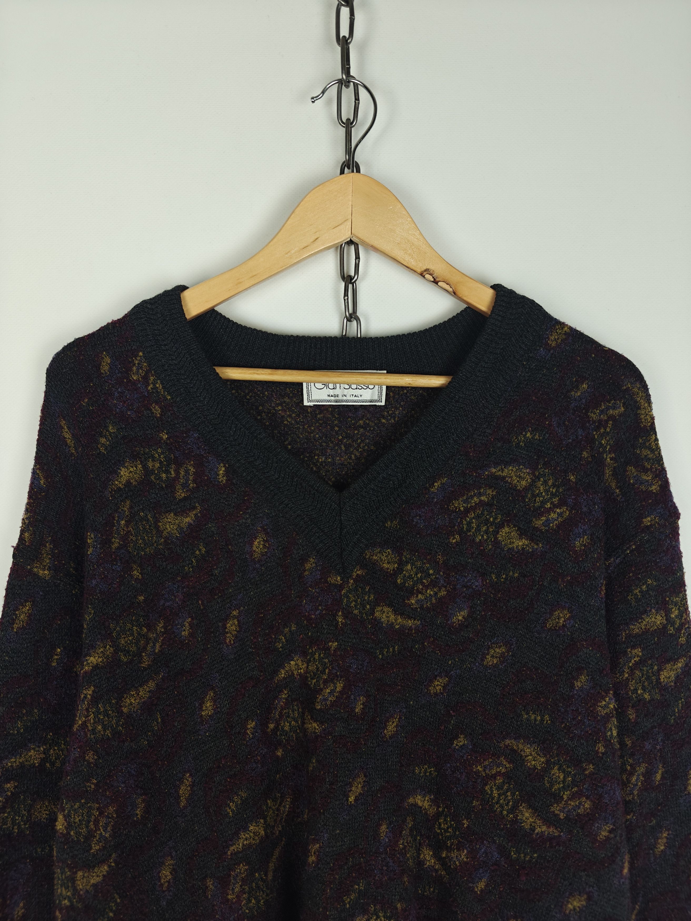Gran Sasso Gran Sasso VTG Sweater Pullover Italy size 4 (XL) Size US XL / EU 56 / 4 - 2 Thumbnail