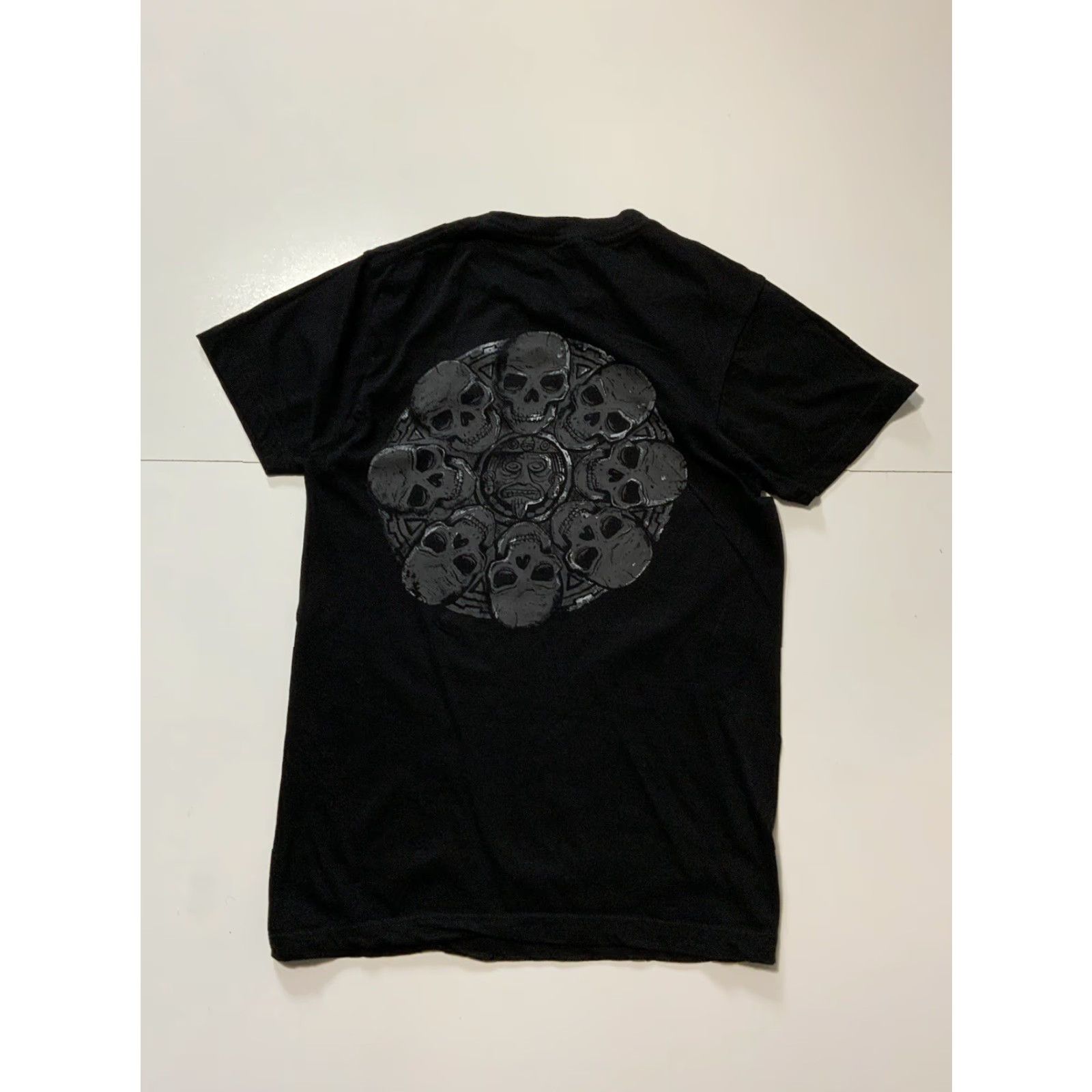 Vintage VINTAGE 8 Kalacas Skacore Ska Hardcore Punk Rock Band Skulls Graphic Black S/S T-Shirt S Mens Small Size US S / EU 44-46 / 1 - 2 Thumbnail