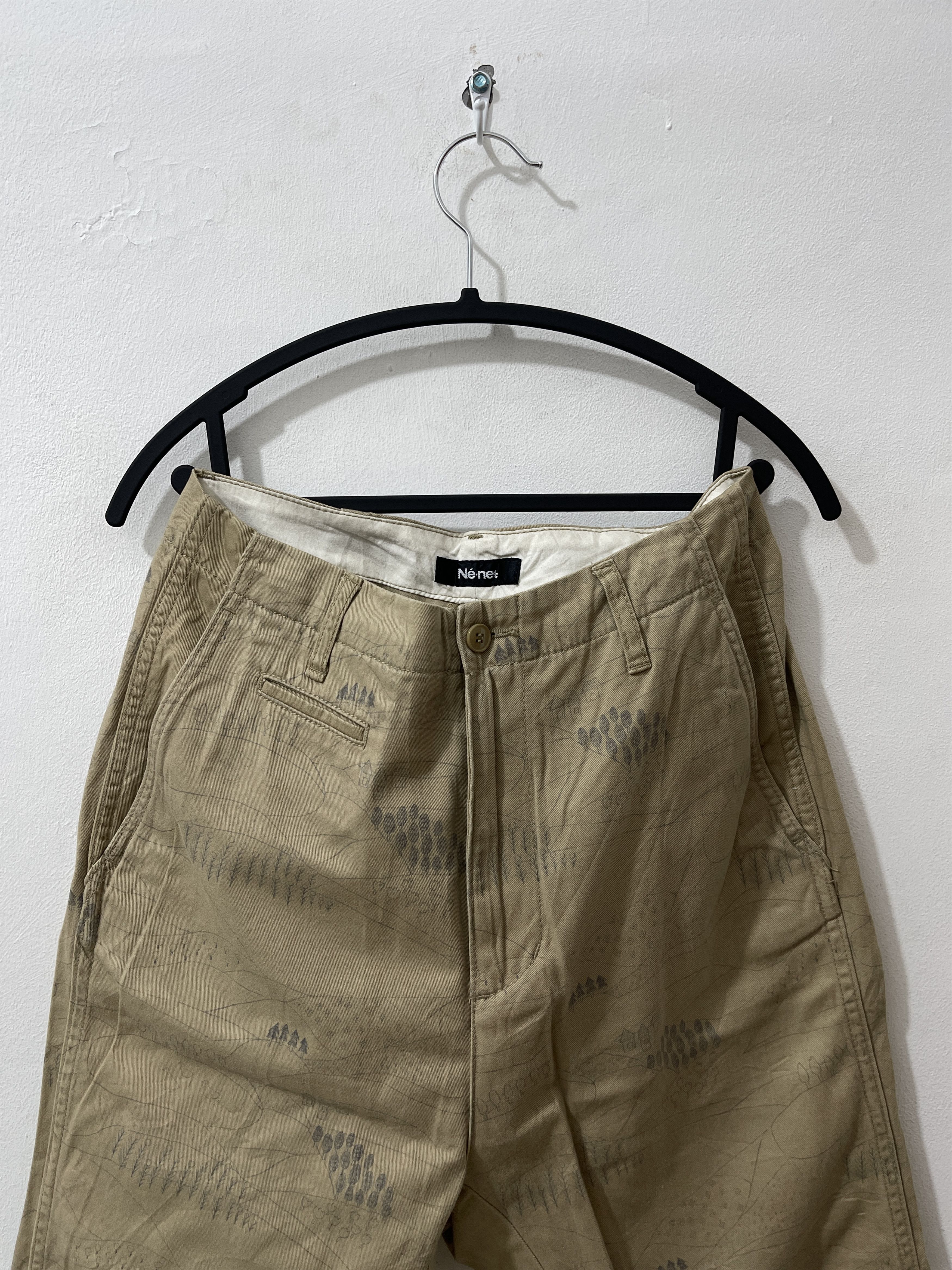 Ne-Net Ne-Net Issey Miyake Japan Archive Pencil Fullprint Art Pants Size US 30 / EU 46 - 6 Thumbnail