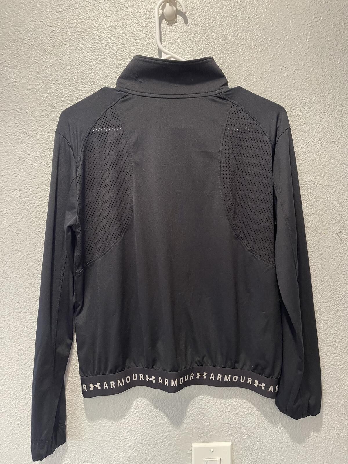 Under Armour Under Armour Black Full Zip Athletic Jacket Size S / US 4 / IT 40 - 2 Thumbnail