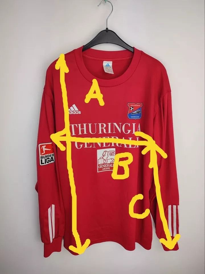 Adidas 2003-04 Spvgg Unterhaching #22 Majstorovic Matchwor Size US XL / EU 56 / 4 - 16 Thumbnail