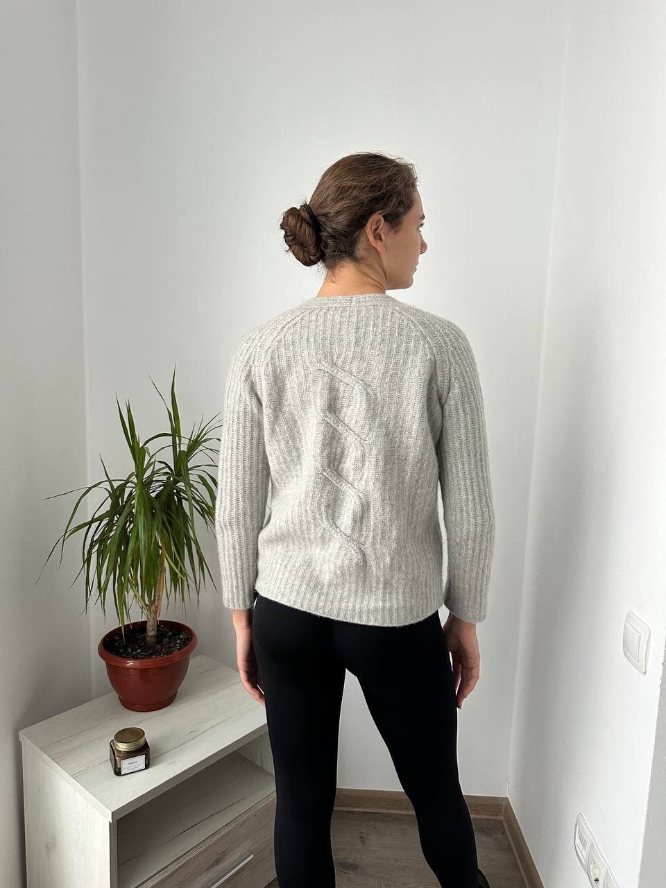 Iris von Arnim × Vintage Vintage Iris Von Arnim Cashmere Gray Knit Sweater Size M / US 6-8 / IT 42-44 - 10 Thumbnail