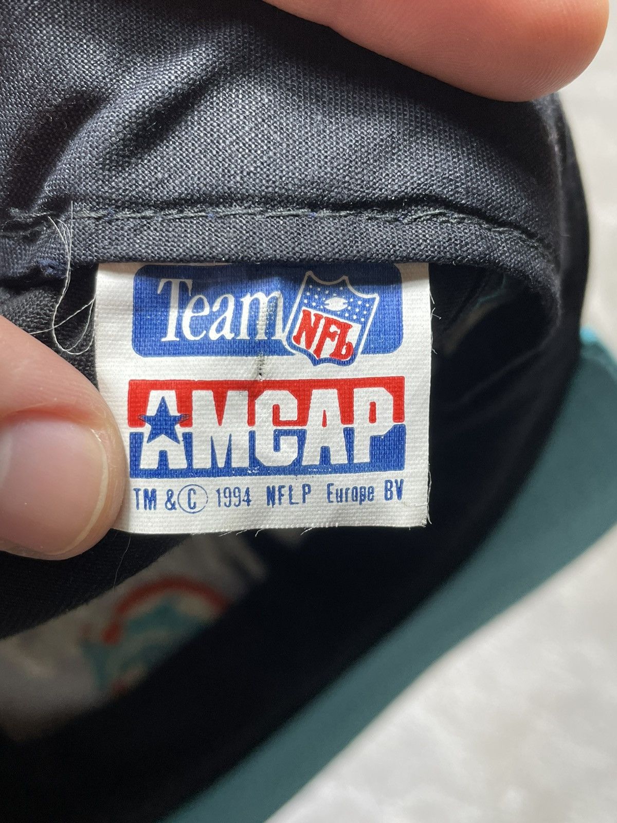 NFL Vintage 1994 Rare NFL Miami Dolphins Team Logo Hat Cap Size ONE SIZE - 6 Thumbnail