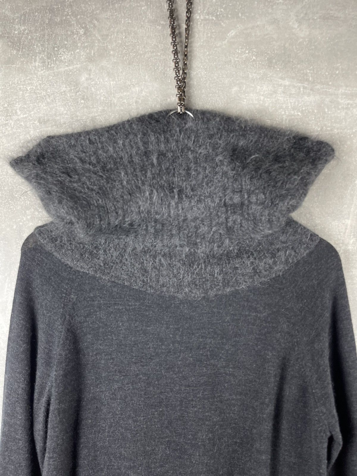 Armani Armani Jeans AJ Knit Sweater Dress Cowl Neck Mohair Blend Size M / US 6-8 / IT 42-44 - 10 Thumbnail