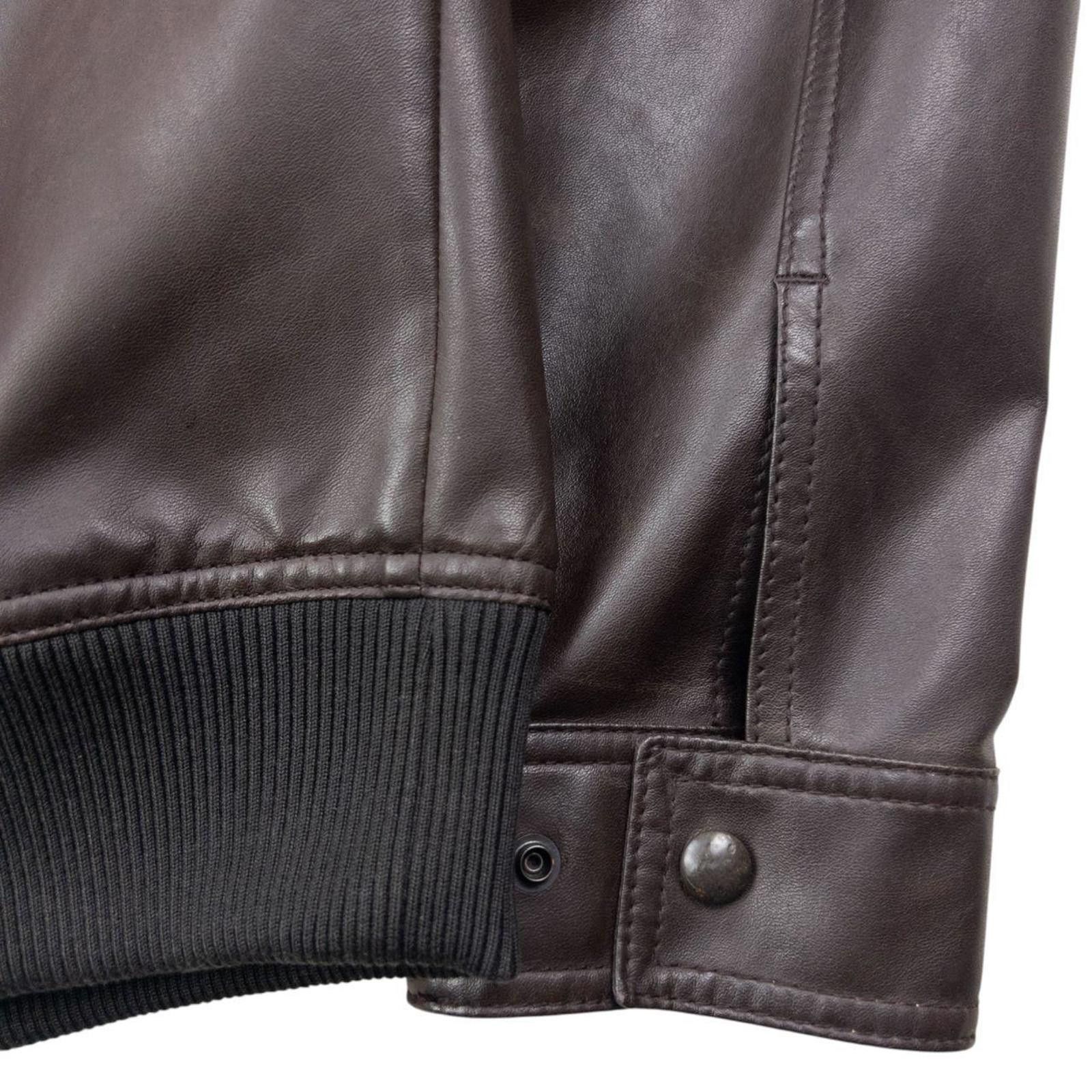 Hugo Boss Vintage 90s Hugo Boss Zip Up Leather Jacket Size S Size US S / EU 44-46 / 1 - 7 Thumbnail