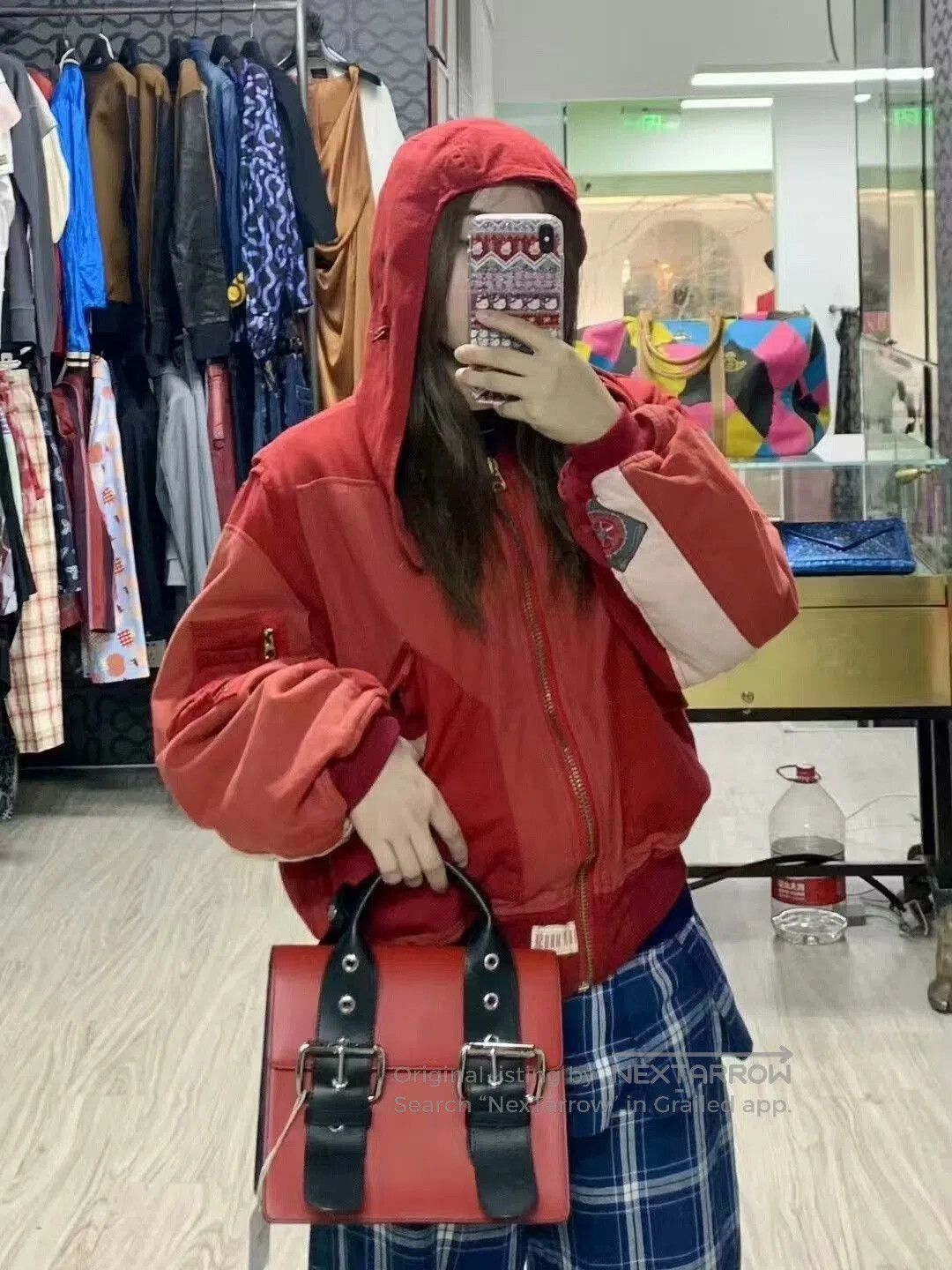 Vivienne Westwood vivienne westwood red leather crossbody bag. Size ONE SIZE - 5 Thumbnail