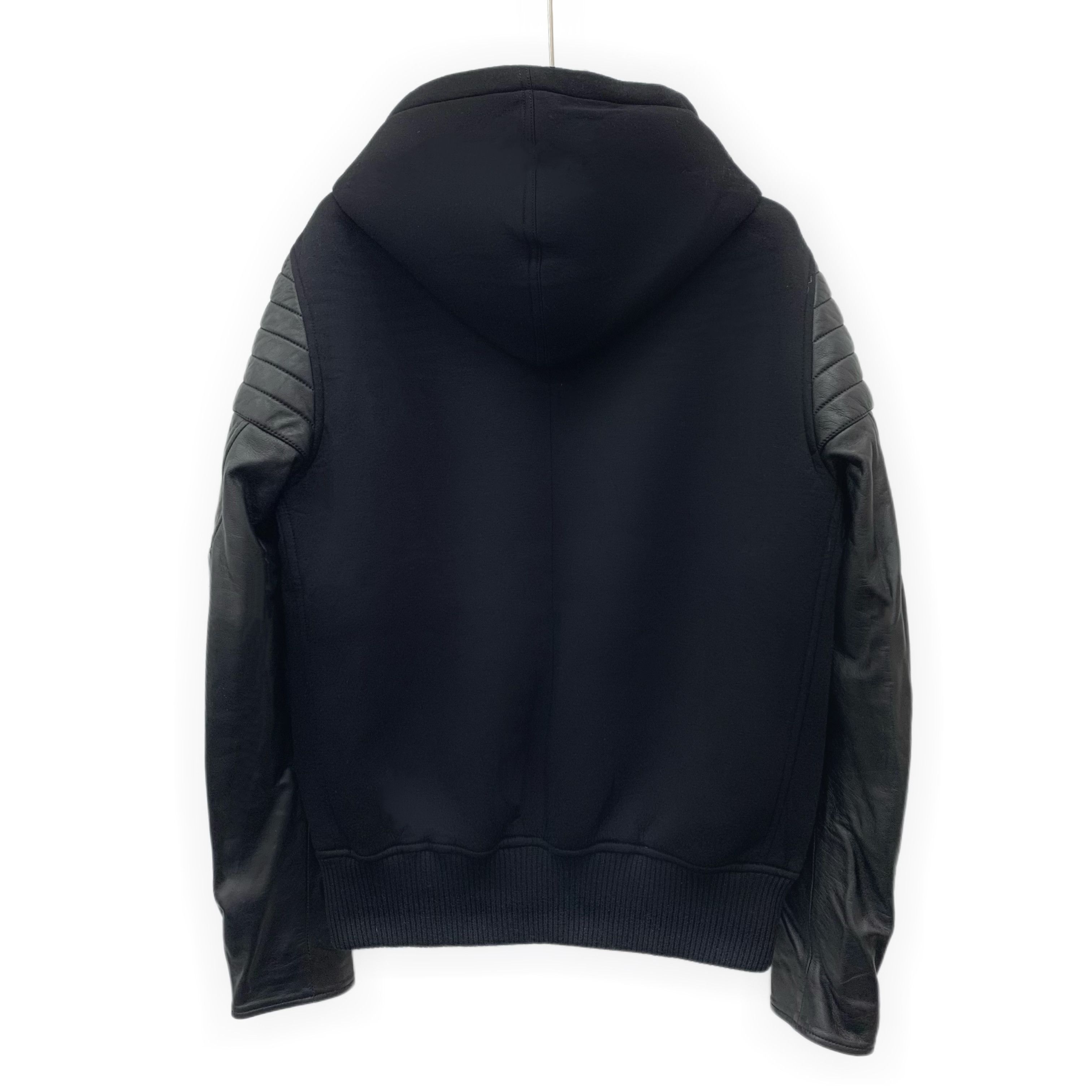 Givenchy Givenchy Leather Panel Hooded Jacket (Size 46) Size US S / EU 44-46 / 1 - 5 Thumbnail