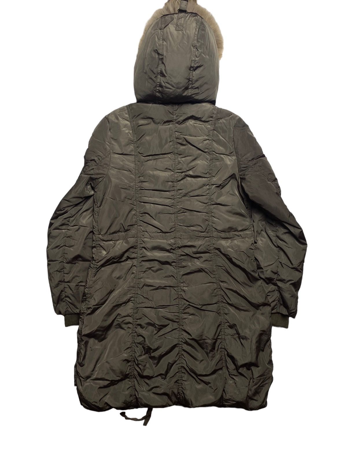 Japanese Brand 2000s Anyfam - Fur Hoodie Lightweight Ruffle Jacket Size M / US 6-8 / IT 42-44 - 6 Thumbnail