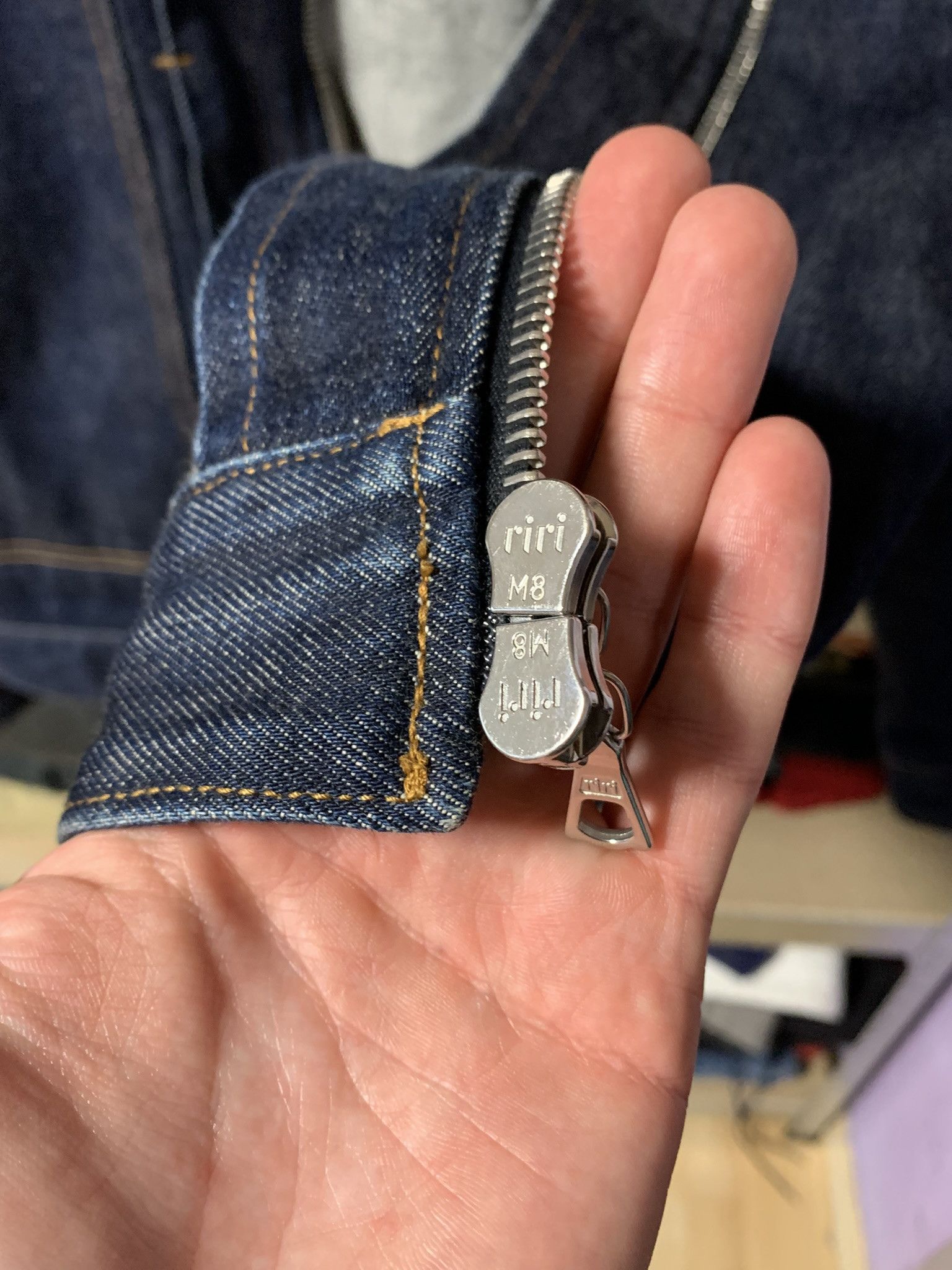 Officine Generale Officine Generale Cillian Denim Zip Trucker Jacket - M Size US M / EU 48-50 / 2 - 7 Thumbnail