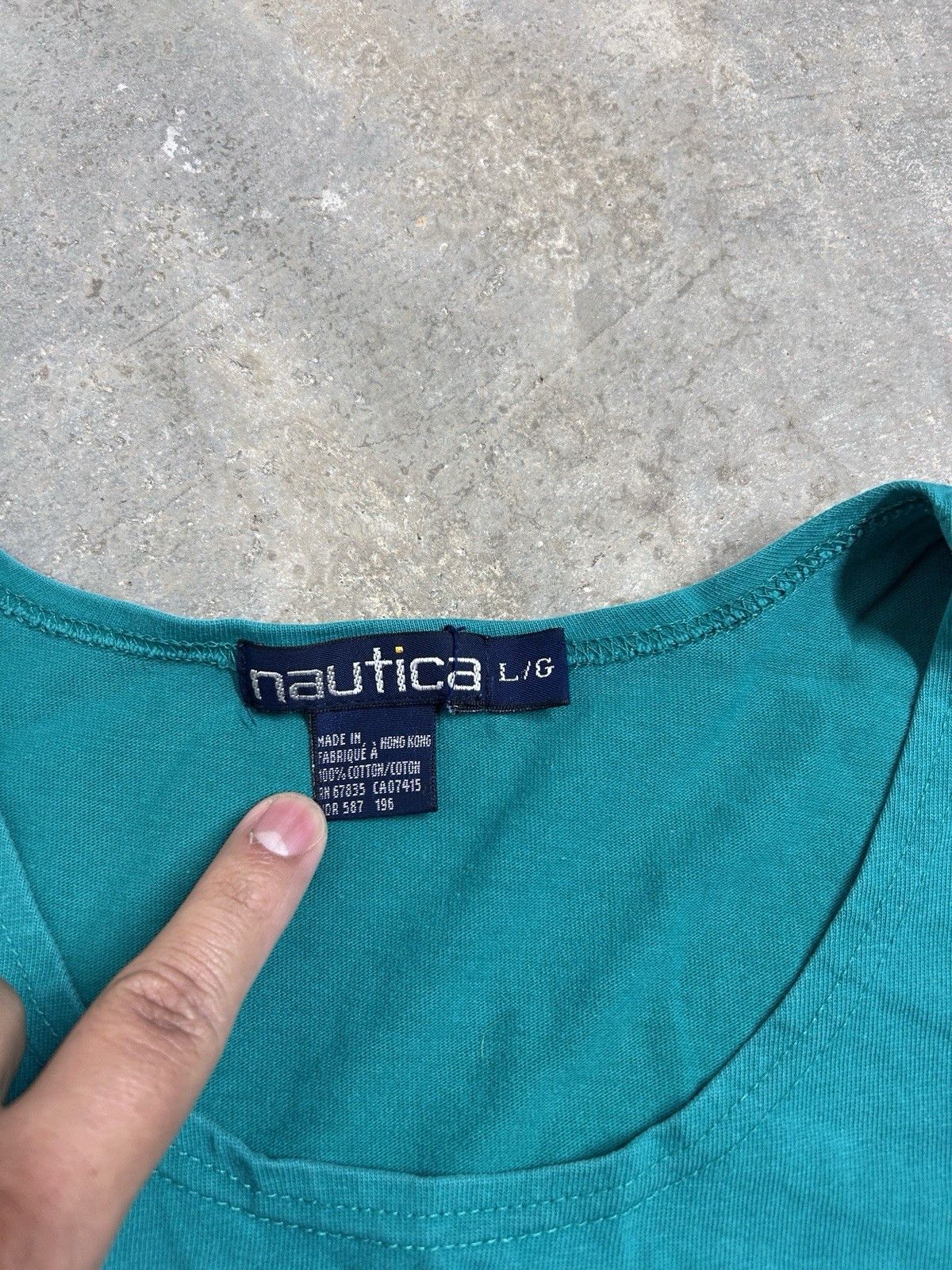 Nautica Vintage 90’s Nautica Summer Back Retro Tank Top Size Large Size US L / EU 52-54 / 3 - 2 Thumbnail
