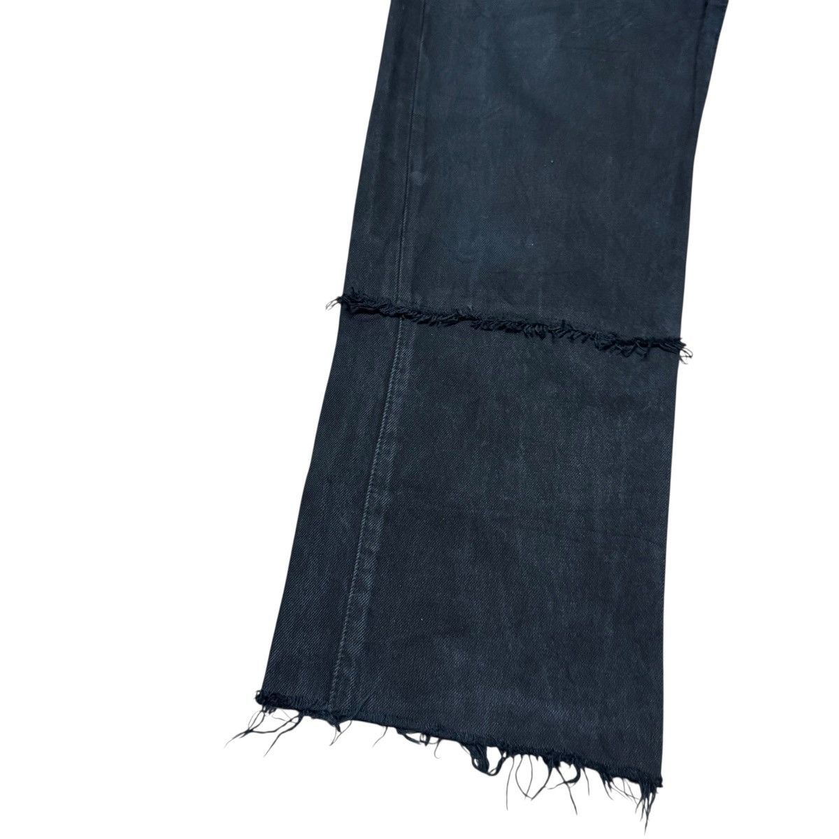 Beams Japan × Levi's Remake By AND TEMA Levis 501 Black Denim Jeans Open Leg Size US 36 / EU 52 - 8 Thumbnail