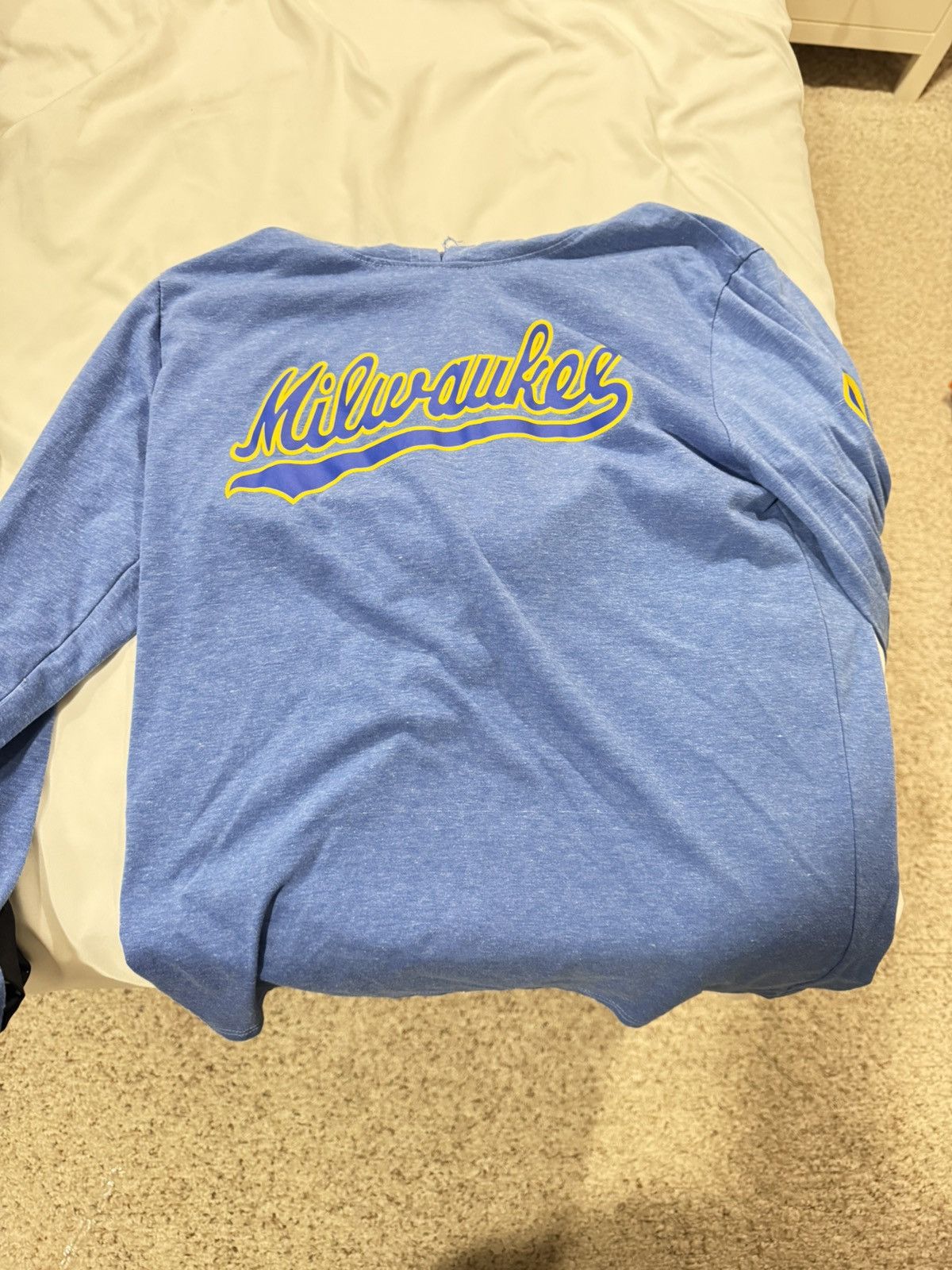Other Light Blue Milwaukee Brewers SGA Thin Sweatshirt Size US M / EU 48-50 / 2 - 1 Thumbnail