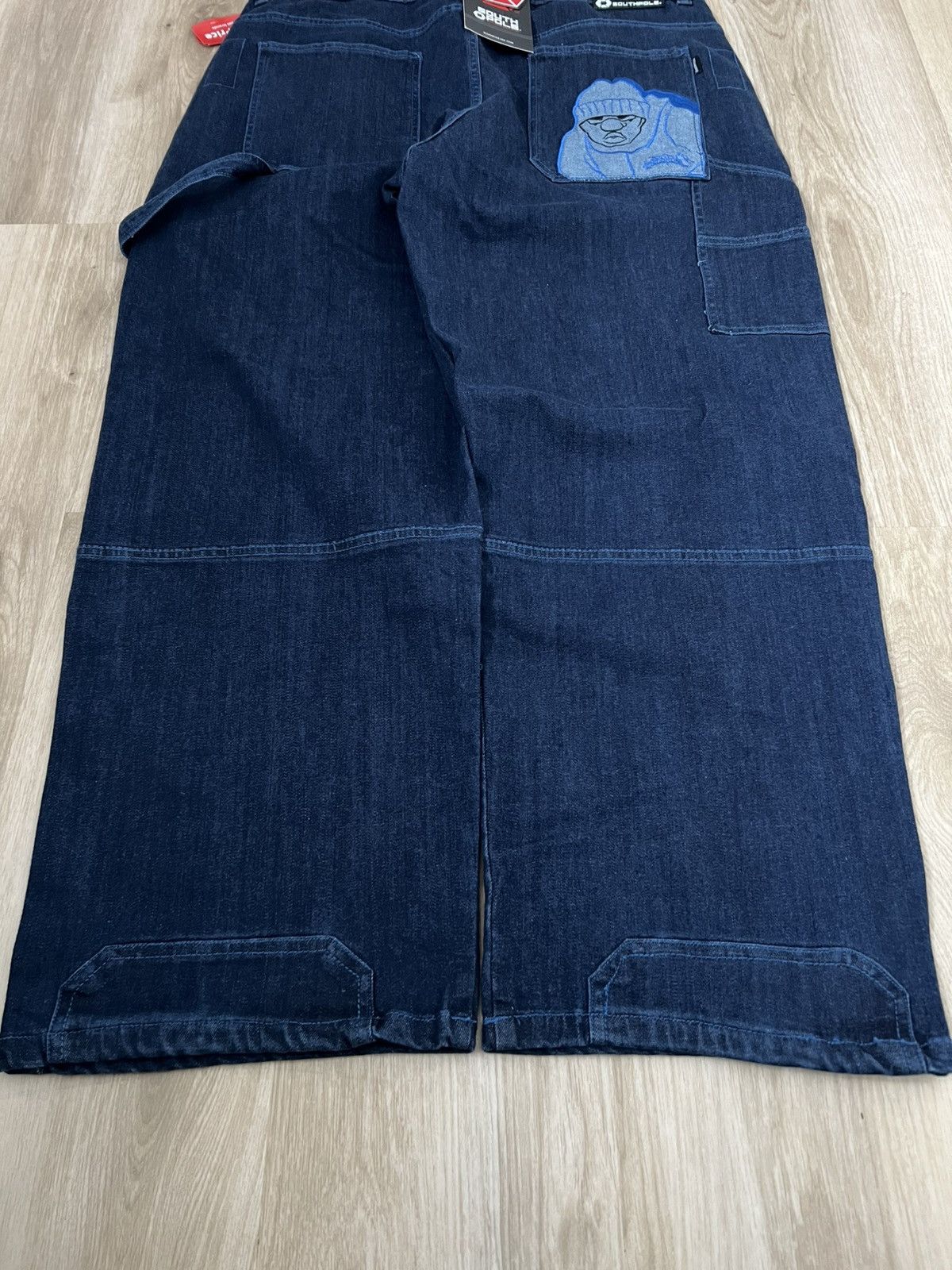 Southpole Blue navy hiphop souhtpole bboy jeans Size US 34 / EU 50 - 4 Thumbnail