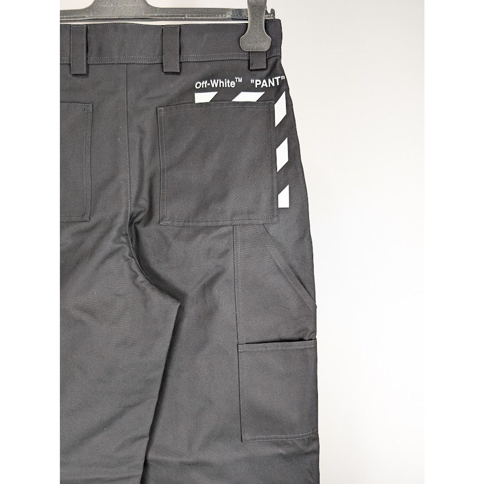 Off-White o1rshd1 Diag Pkt Carpenter Pant in Black/White Size US 32 / EU 48 - 15 Thumbnail