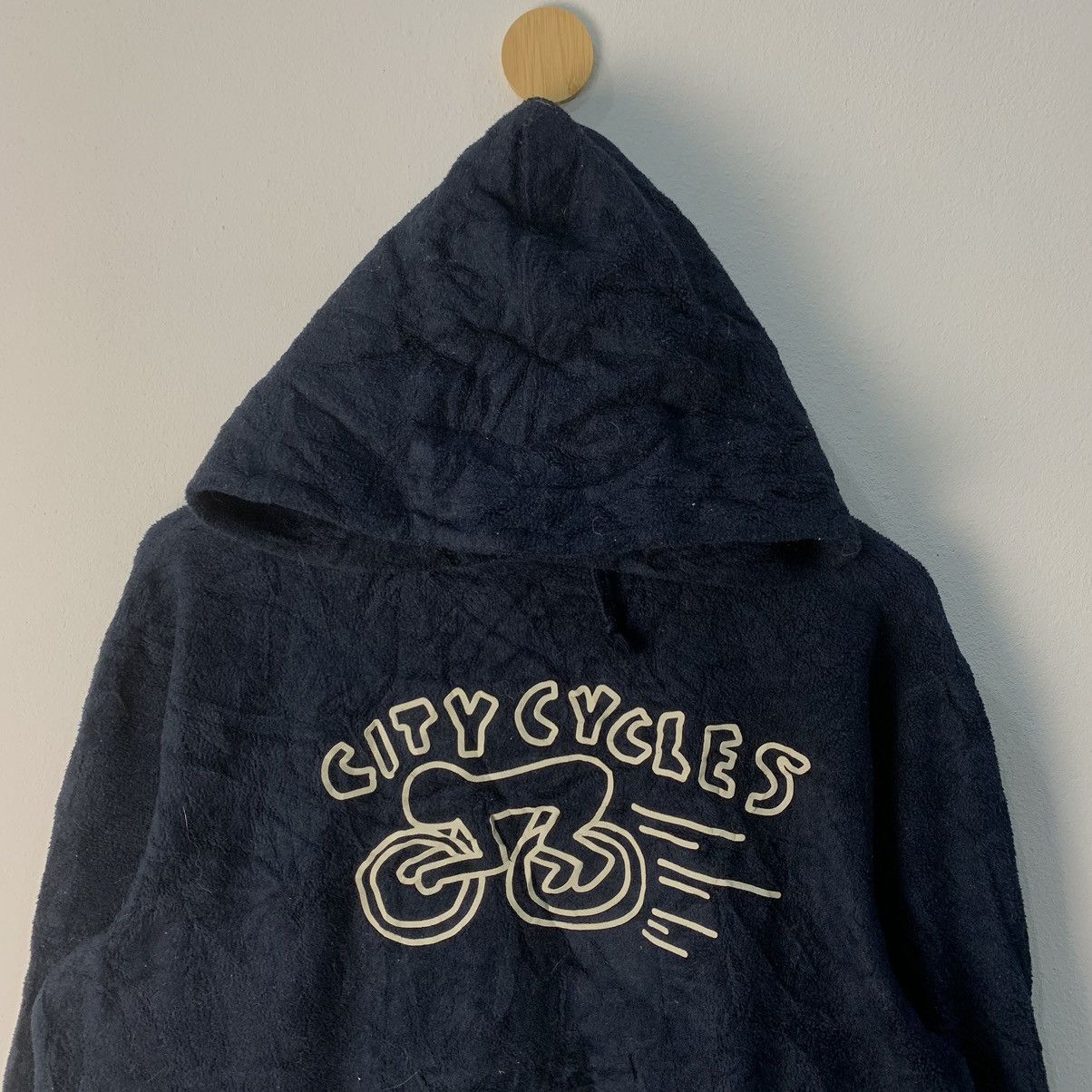 Keith Haring × Vintage Keith Haring Fleece hoodies Sweatshirt Cycles Size US M / EU 48-50 / 2 - 4 Thumbnail
