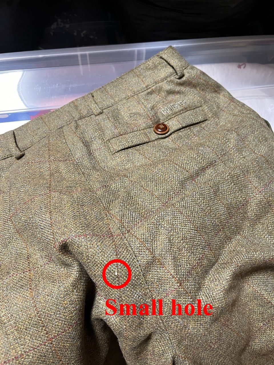 Goretex Laksen Gore-Tex Wool Hunting Breeks Pants Thrie Estaits Size US 31 - 15 Thumbnail