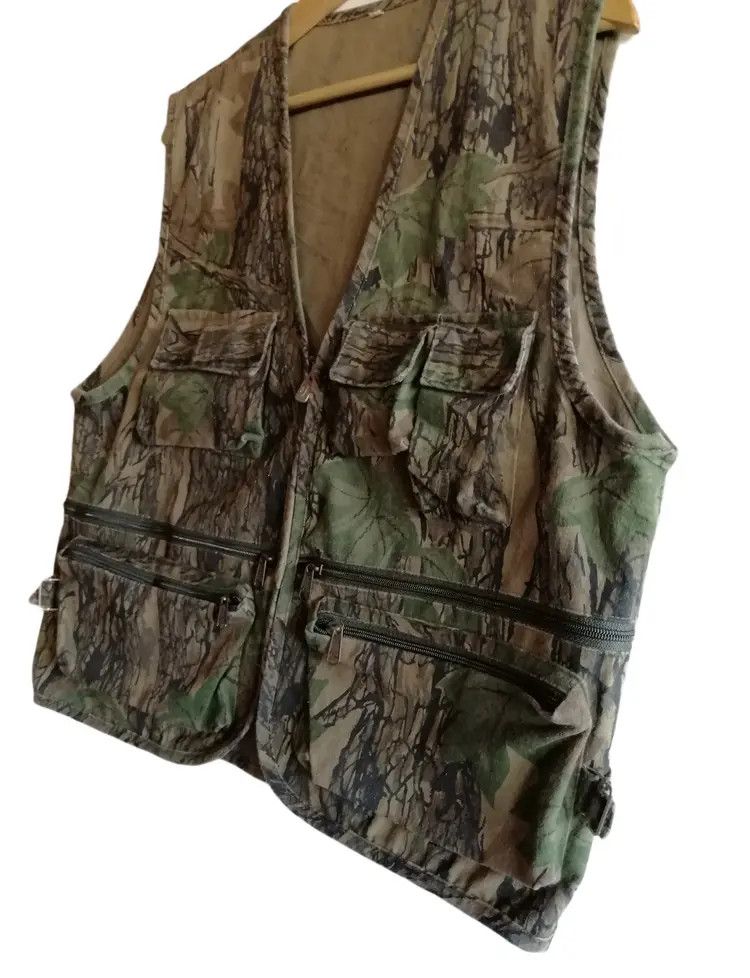 Hunter Vintage Camouflage Rebark Men's Vest Jacket Size US S / EU 44-46 / 1 - 5 Thumbnail