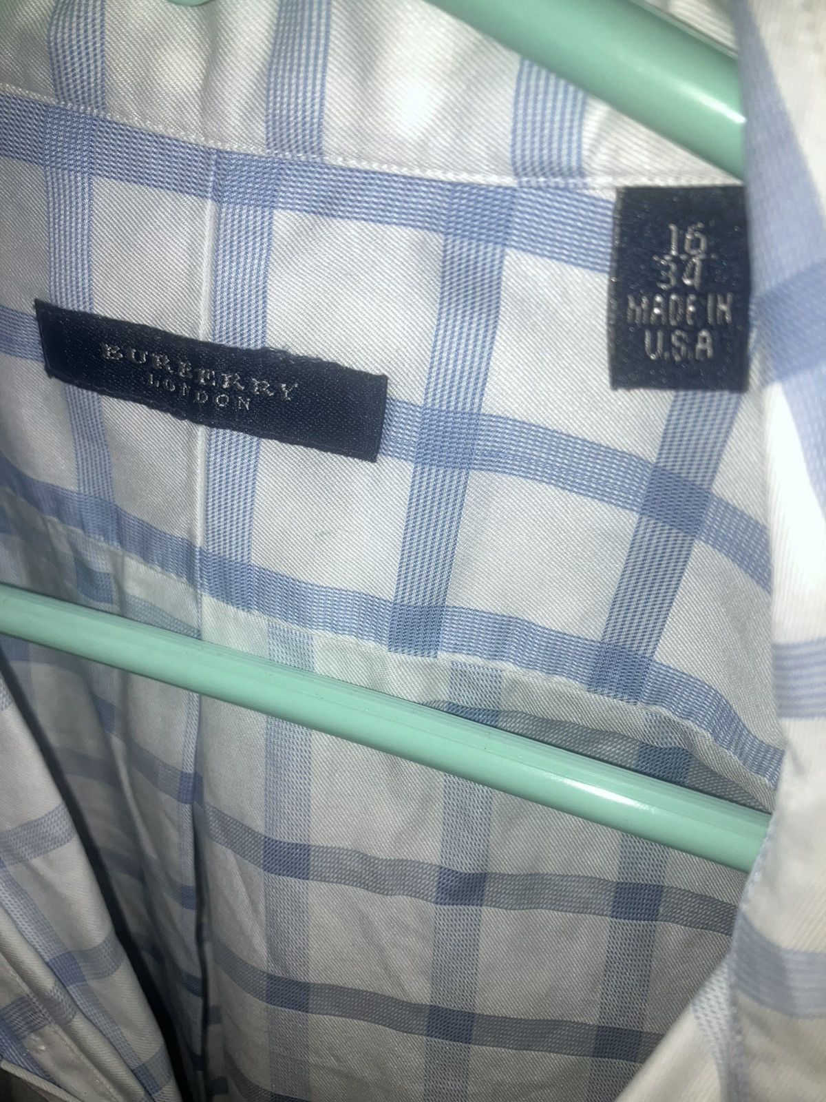 Burberry Burberry London button down designer shirt - Size 16/34 USA Size US L / EU 52-54 / 3 - 4 Thumbnail