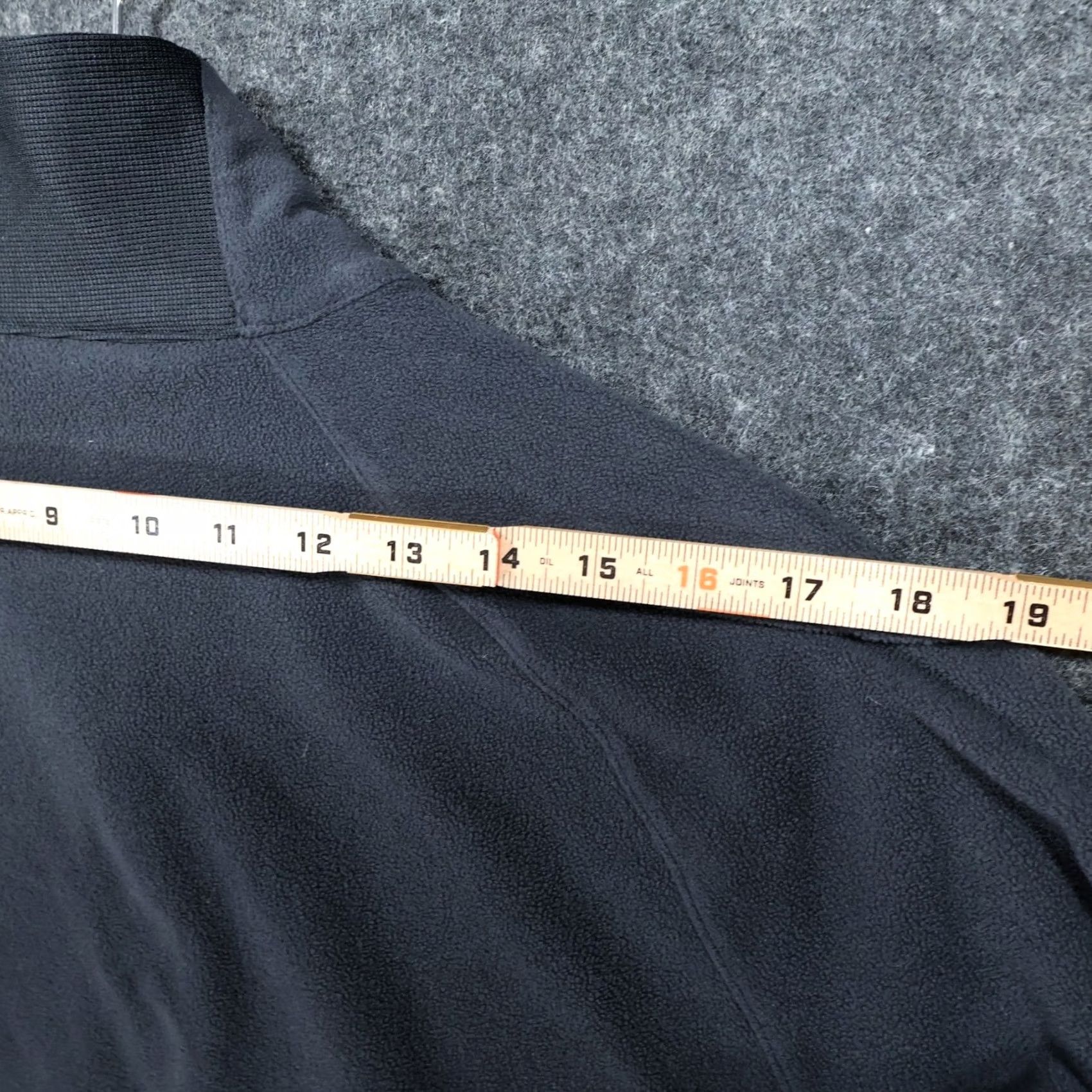 Vintage Columbia Womens 1X Charcoal Gray Fleece Pullover Top Quarter Zip Size XL / US 12-14 / IT 48-50 - 6 Thumbnail
