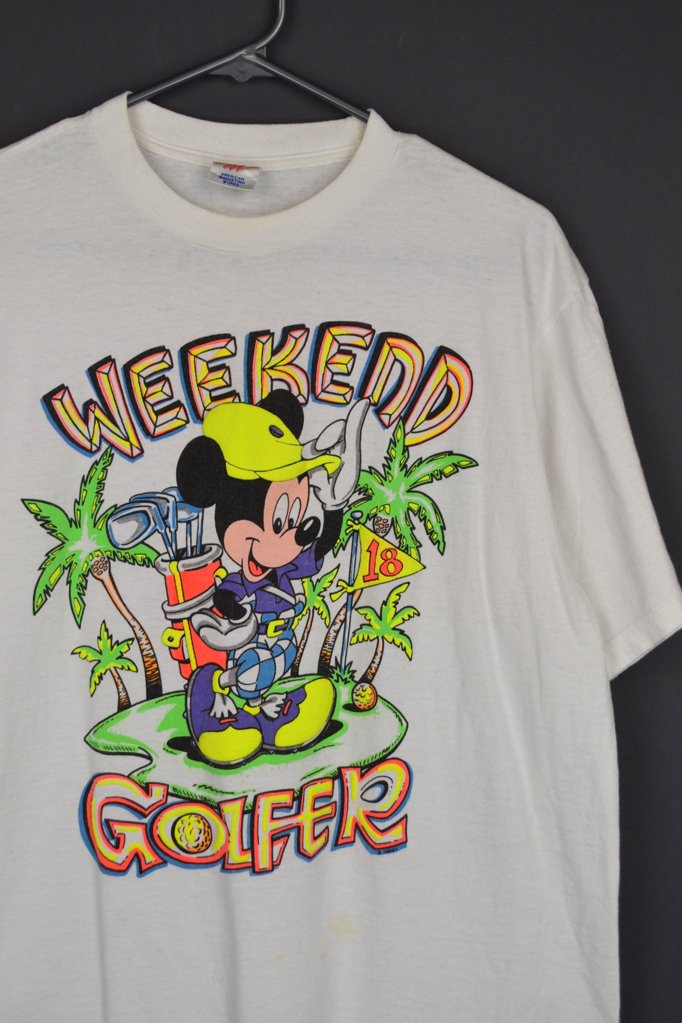Vintage Mickey Mouse Weekend Golfer Vintage 90s Disney Cartoon L Size US L / EU 52-54 / 3 - 1 Thumbnail