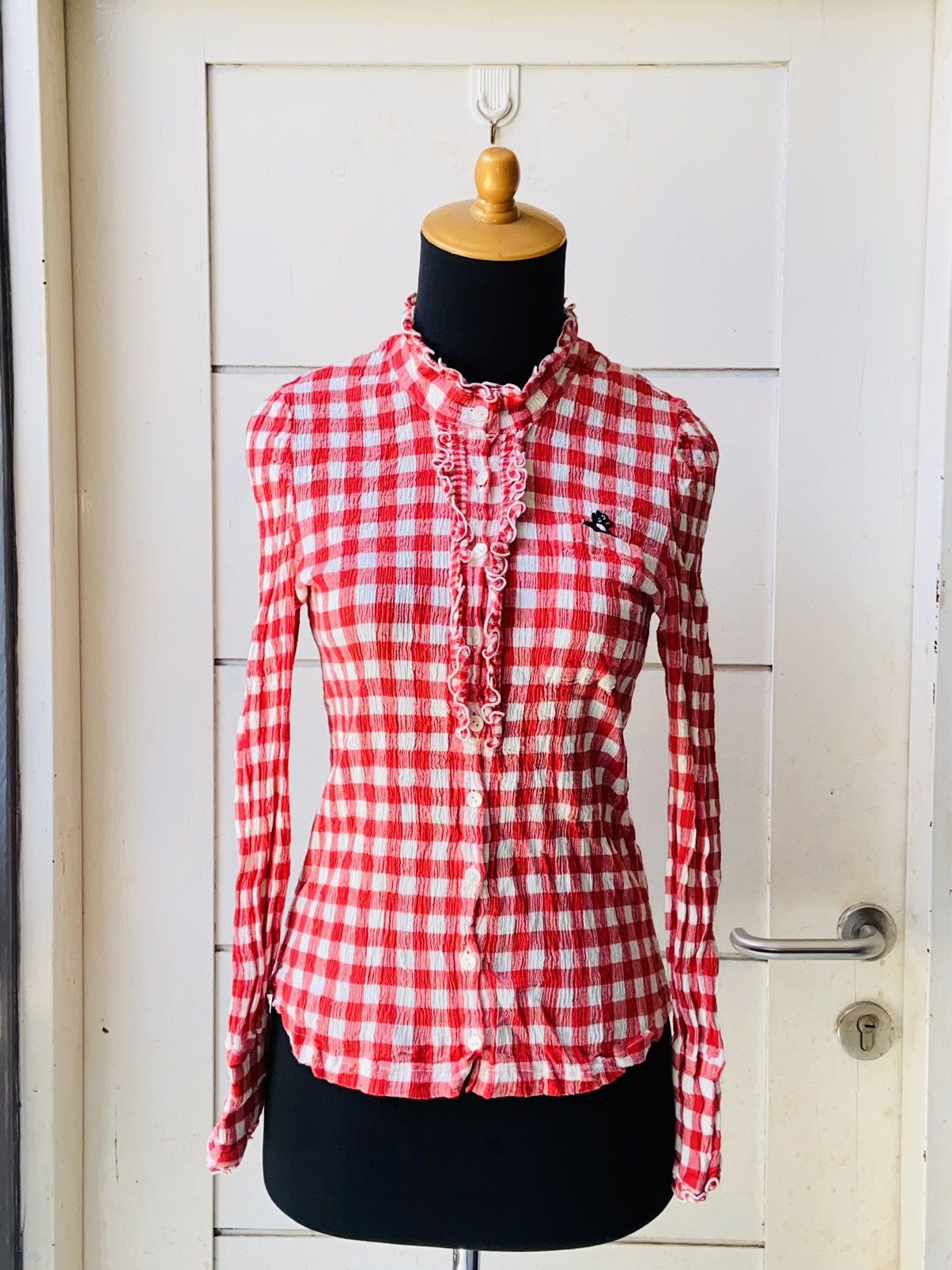 Issey Miyake TSUMORI CHISATO Plaid Shirt Size XXS / US 00 / IT 34 - 1 Thumbnail