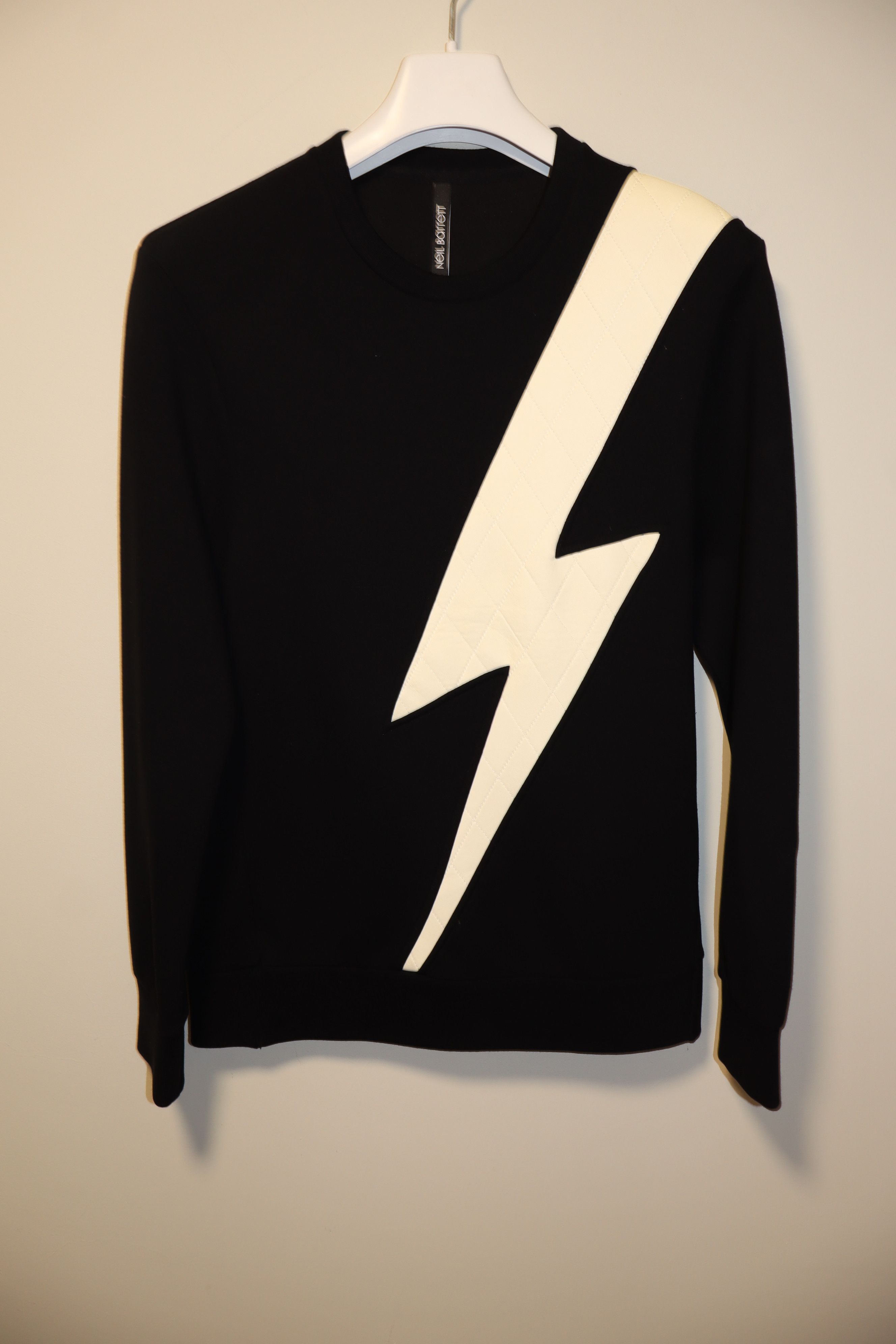 Neil Barrett Leather bolt insert sweatshirt Size US XS / EU 42 / 0 - 1 Thumbnail