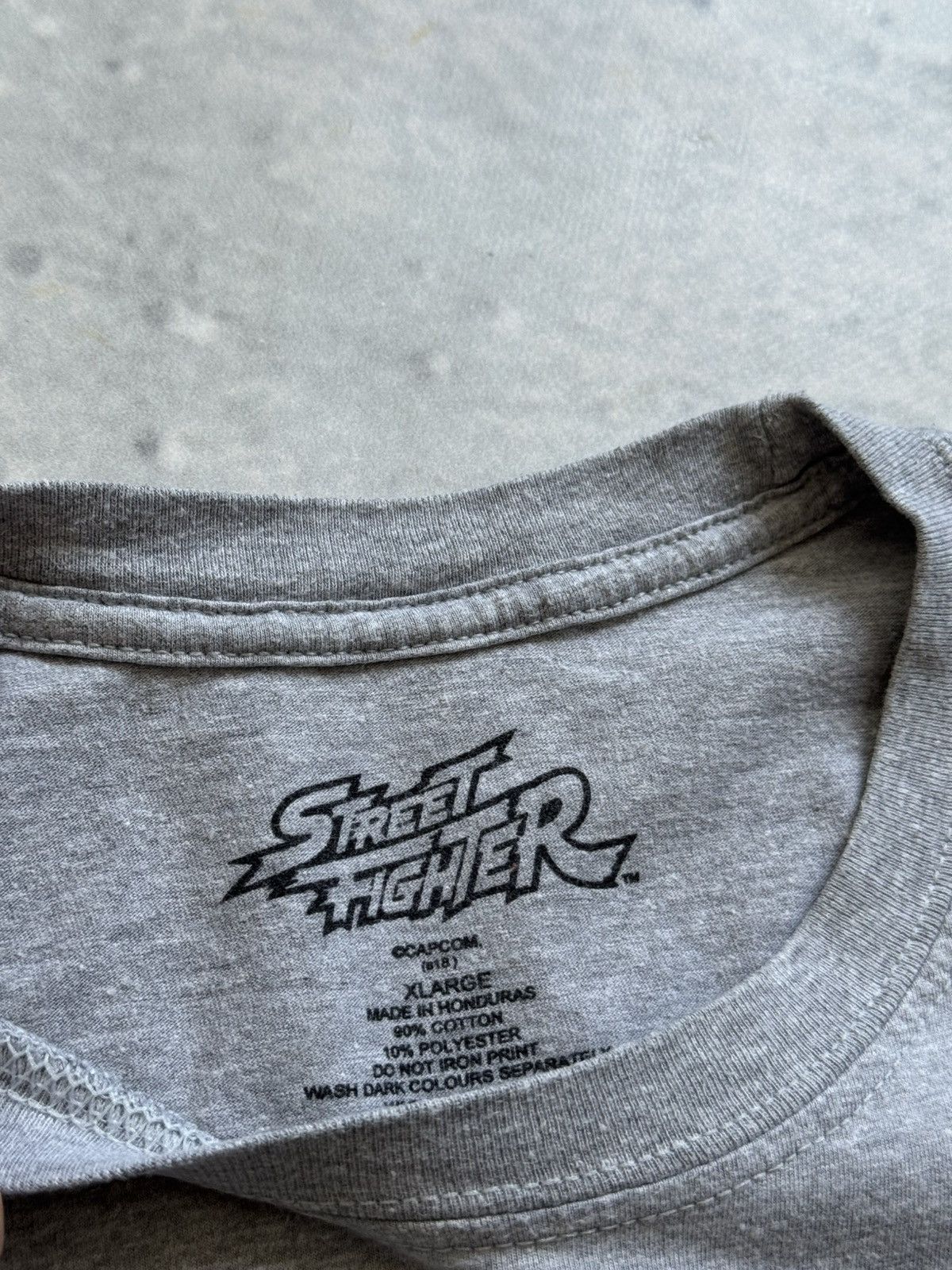 Street Fighter × Vintage Street fighter Capcom character select big logo Size US XL / EU 56 / 4 - 2 Thumbnail