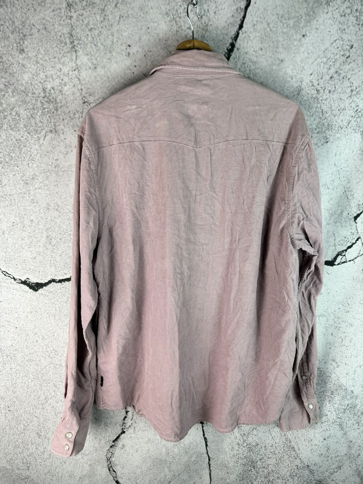 Stussy STUSSY Corduroy Shirt 90s Vintage Work shirt Size US M / EU 48-50 / 2 - 2 Thumbnail