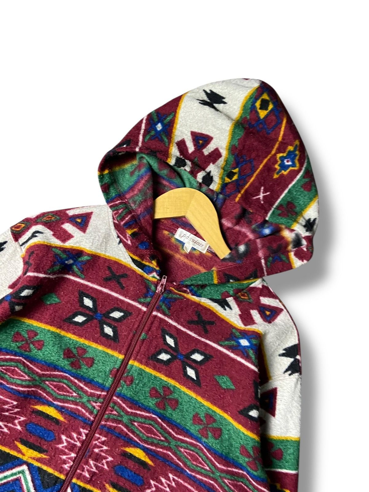 Japanese Brand Passion Brand Native Design Fleece Jacket (145) Size US M / EU 48-50 / 2 - 6 Thumbnail