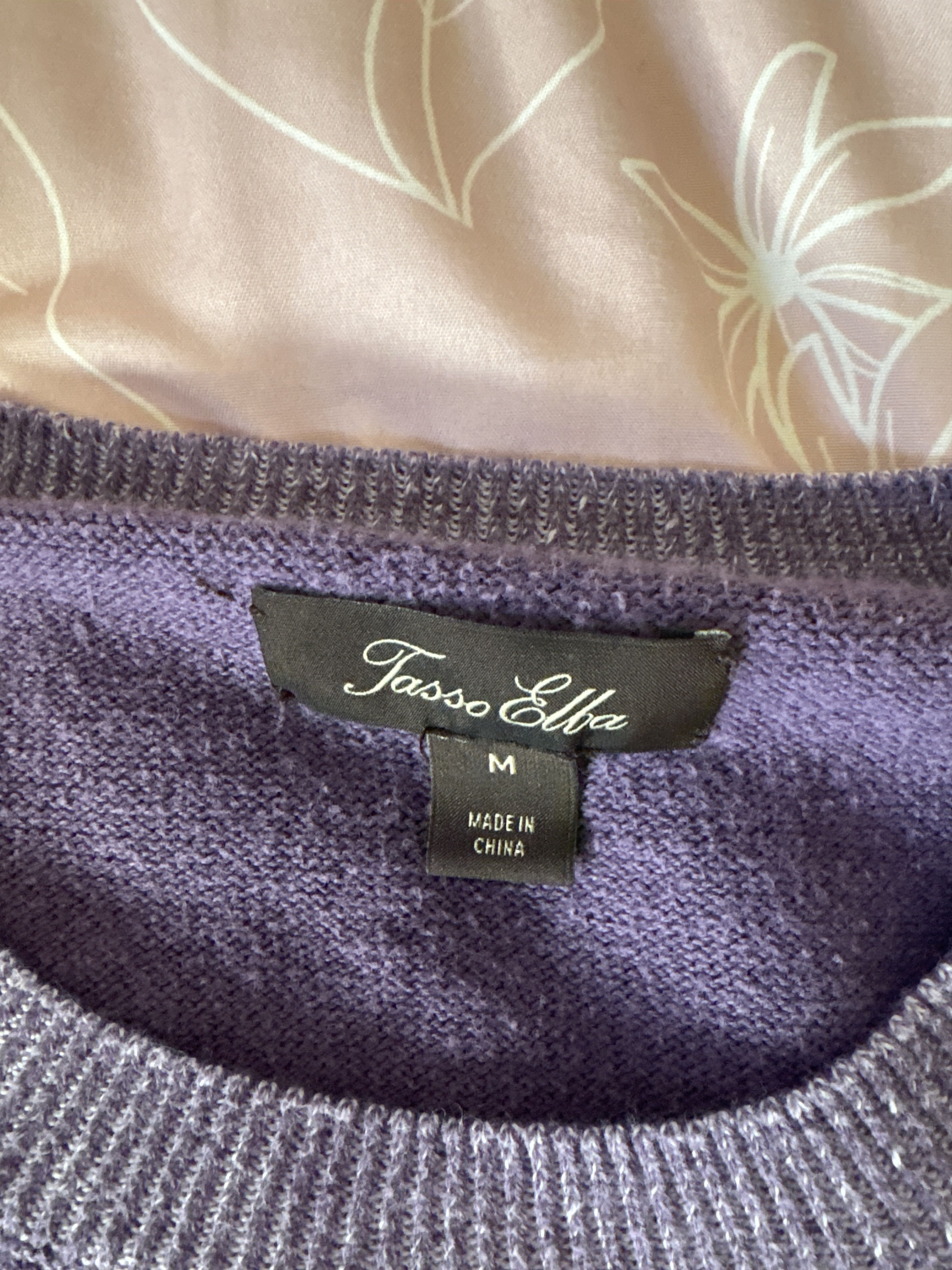 Tasso Elba Tasso Elba Knit Sweater Purple Men Women Unisex Casual Size US M / EU 48-50 / 2 - 4 Thumbnail