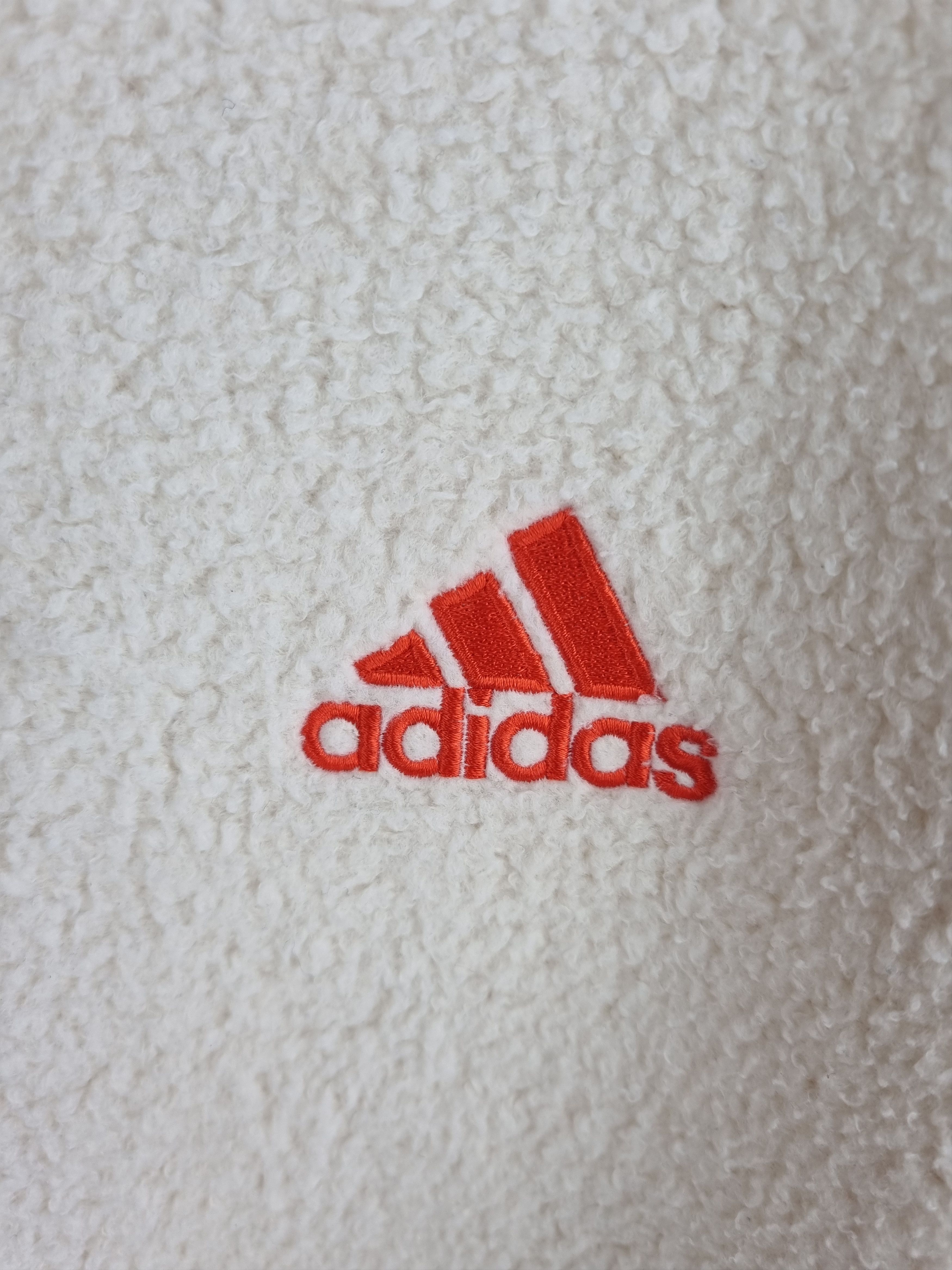 Adidas × Japanese Brand × Vintage 90s Adidas Soft Fleece Oversized Sweat Size US M / EU 48-50 / 2 - 7 Thumbnail