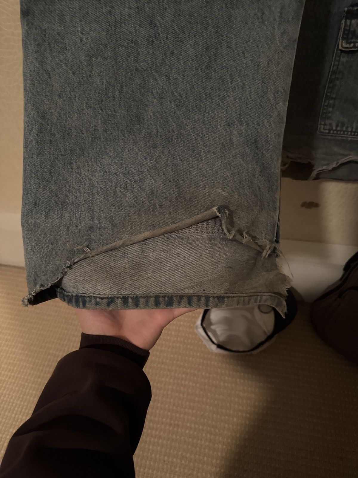 Other Fait Par Lui Les Demons Pornet cargo denim Size US 32 / EU 48 - 7 Thumbnail
