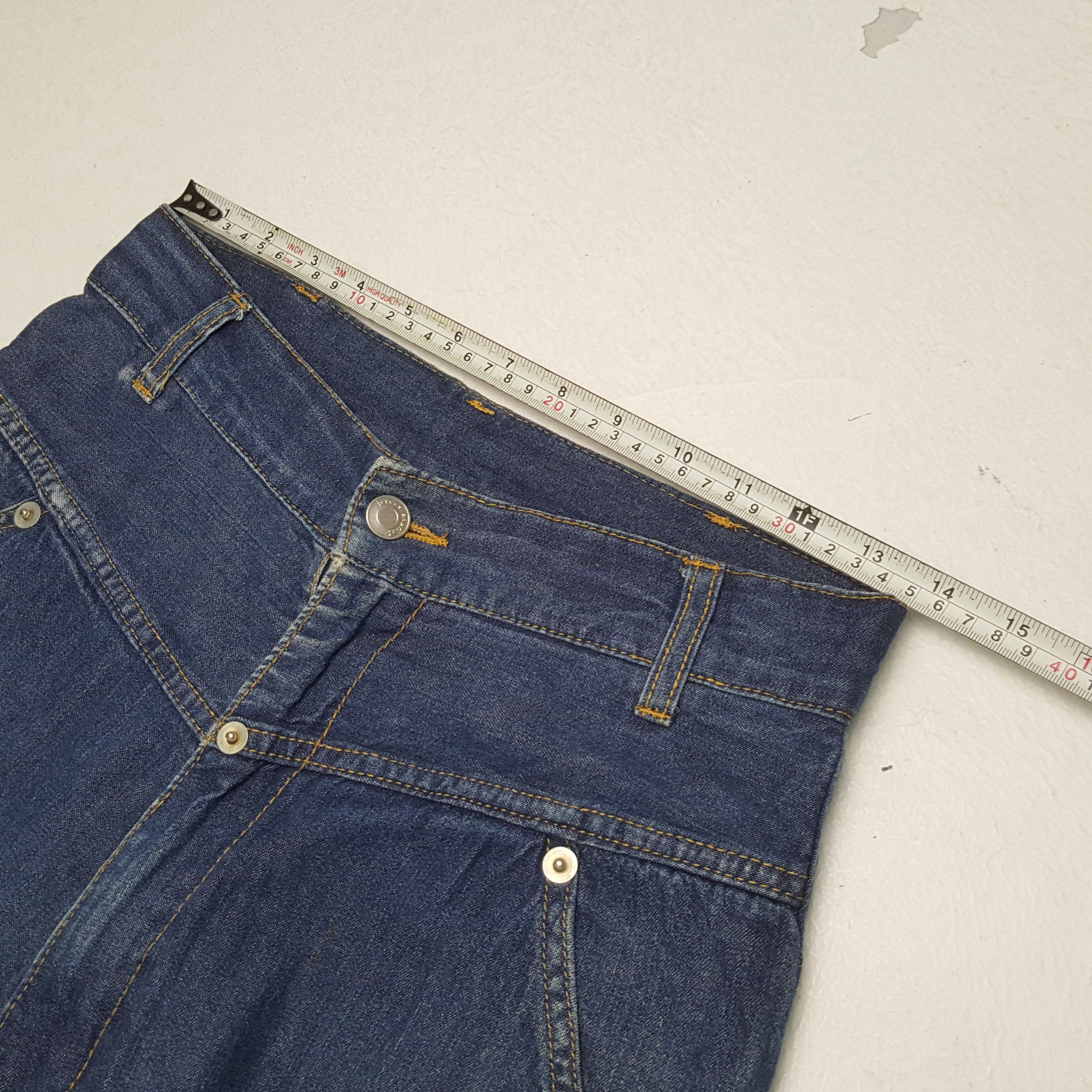 Issey Miyake × Vintage × mercibeaucoup MERCIBEAUCOUP by ISSEY MIYAKE Japanese Designer Brand Jeans Size US 27 - 7 Thumbnail