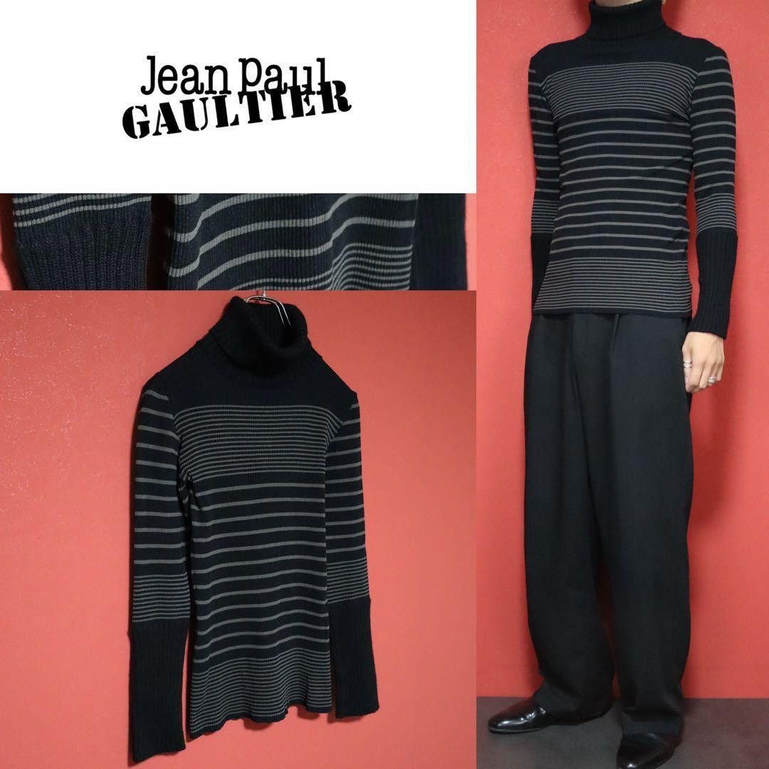 Jean Paul Gaultier Classique 90s Mixed Knit Black Size 40, Men's (Size Xxs)