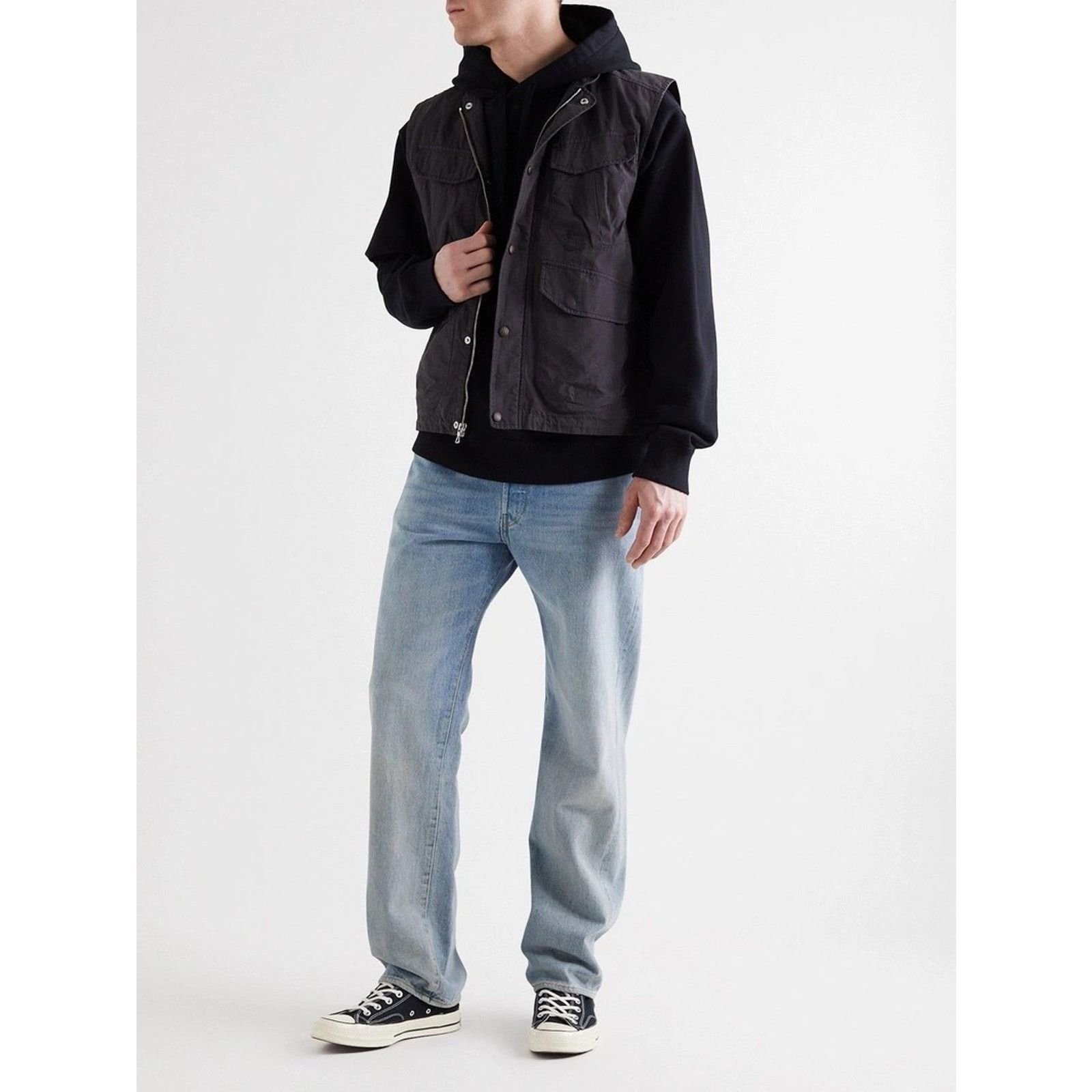 Rag & Bone RAG & BONE Trent Ripstop Gilet Button Zip Utility Italy M Size US M / EU 48-50 / 2 - 1 Thumbnail