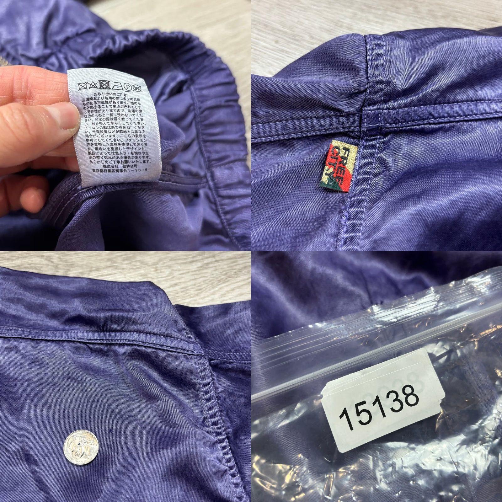 FREECITY VINTAGE Free City Satin Jump Parachute Bomber Jacket Women L Purple Bomber Jacket Womens Large Satin Jump Parachute Free City Size L / US 10 / IT 46 - 8 Thumbnail