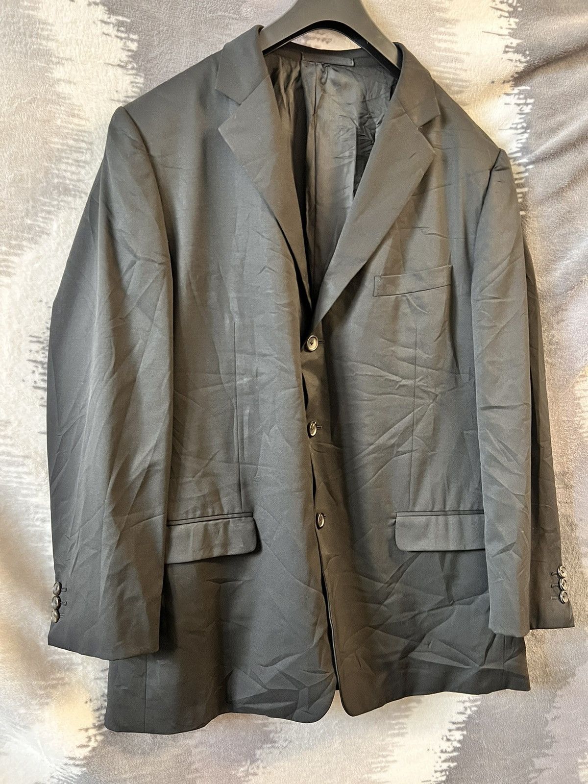 Gucci × Tom Ford × Vintage Gucci vintage Tom Ford blazer wool fully black size 54 Size 54R - 3 Thumbnail