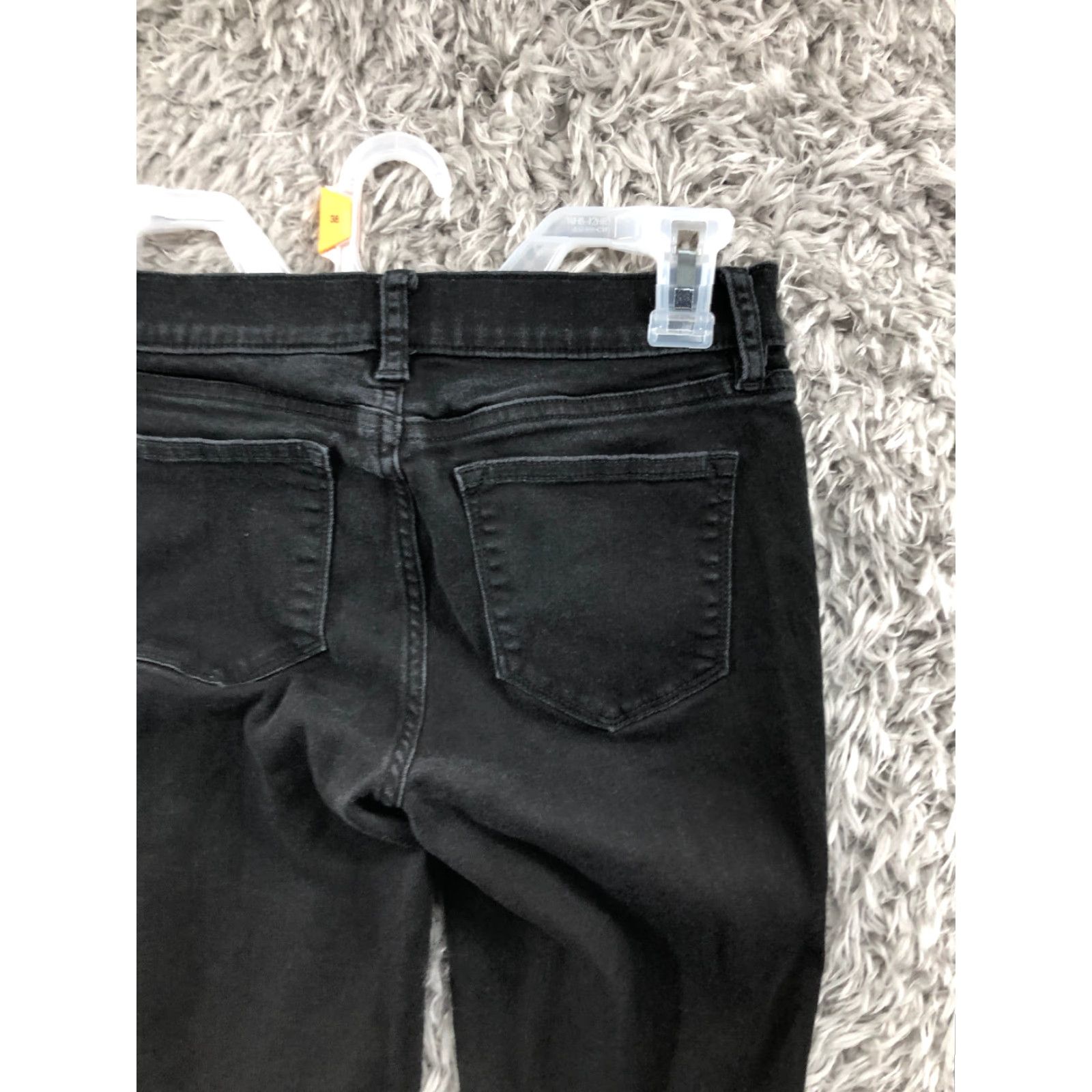 J.Crew J.CREW Jeans Size 26 Womens Mid Rise Dark Wash Black Denim Skinny Size 26" / US 2 / IT 38 - 7 Thumbnail