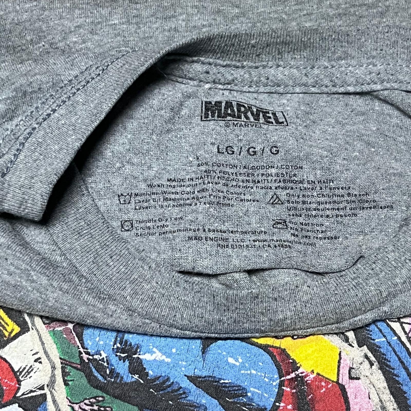 Other 🦸‍♂️ Marvel Avengers Comic Graphic Tee – Grey [Size: L] Size US L / EU 52-54 / 3 - 3 Thumbnail