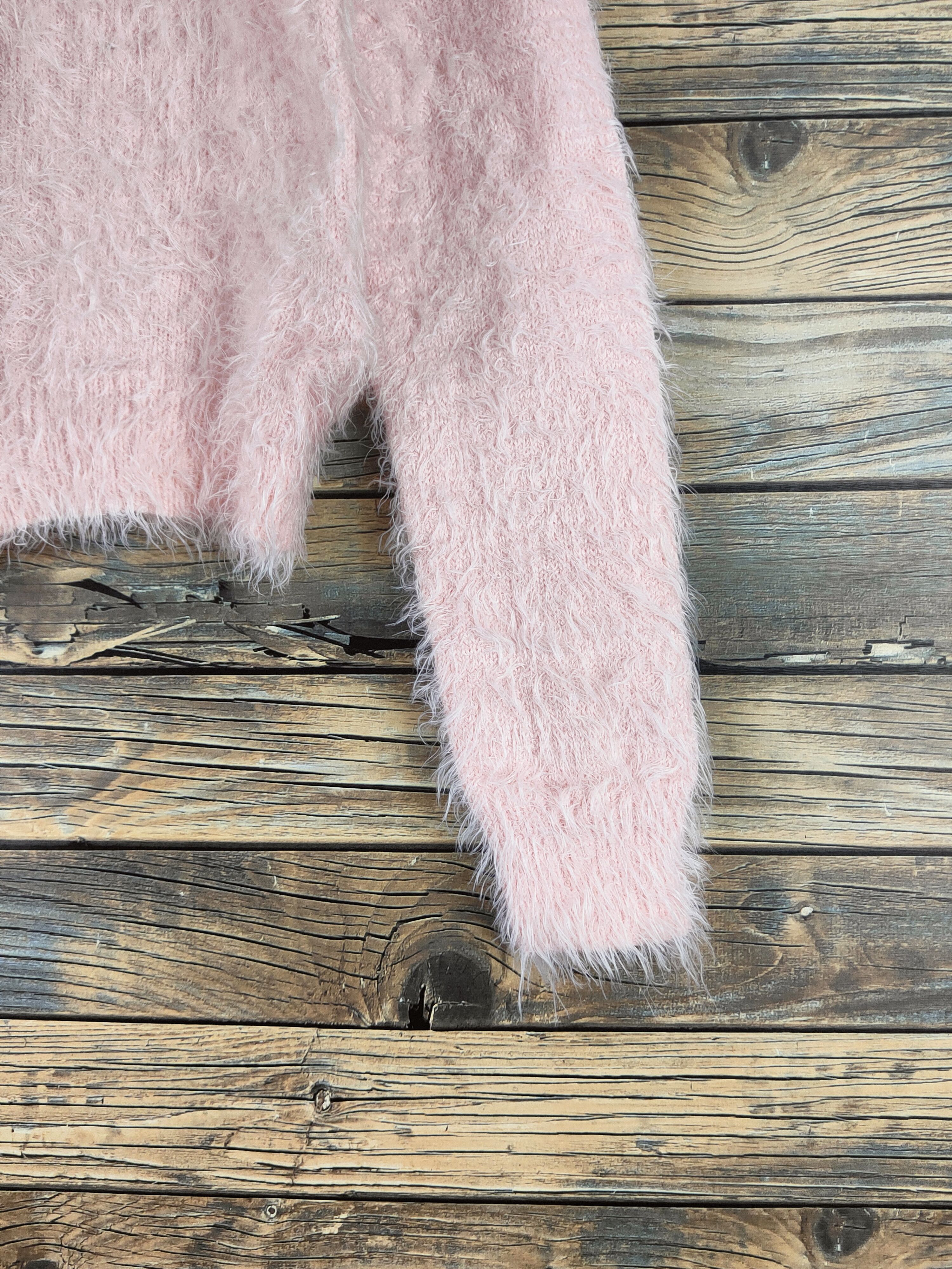 Japanese Brand DL Sorridere-Hello Kitty Peach Fur Mohair Knitwear #46-554 Size S / US 4 / IT 40 - 6 Thumbnail