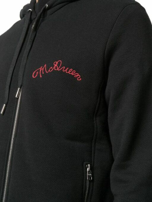 Alexander McQueen o1y1024 Hooded Sweatshirt In Black Size US S / EU 44-46 / 1 - 3 Thumbnail