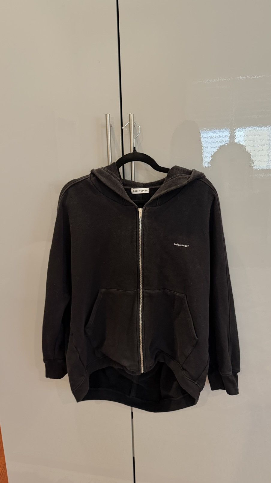 Balenciaga Black Hoodie Size S