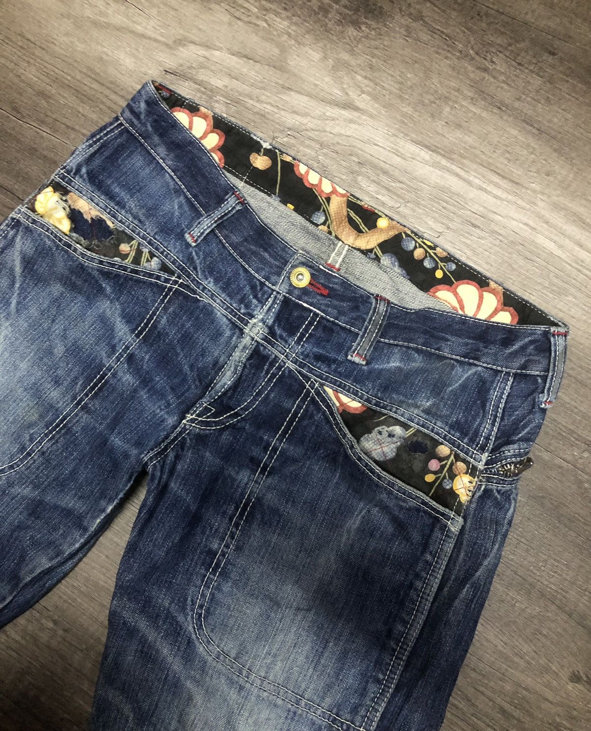 Eternal × Japanese Brand VINTAGE ENTERNAL DENIM JEANS Size US 32 / EU 48 - 6 Thumbnail