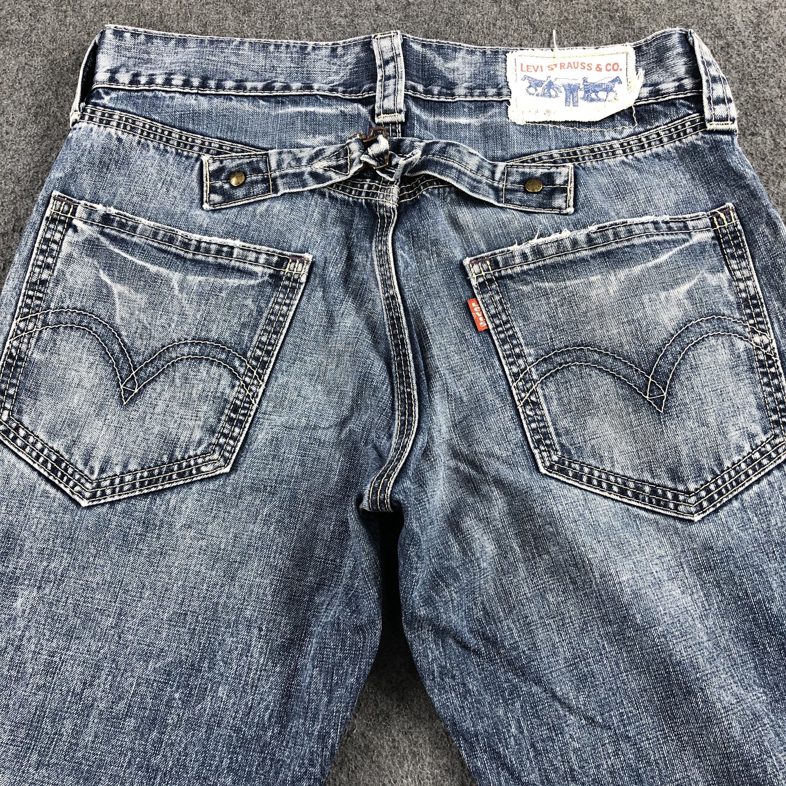Levi's Vintage 90s Blue Wash Levis Jeans-J1802 Size US 34 / EU 50 - 4 Thumbnail