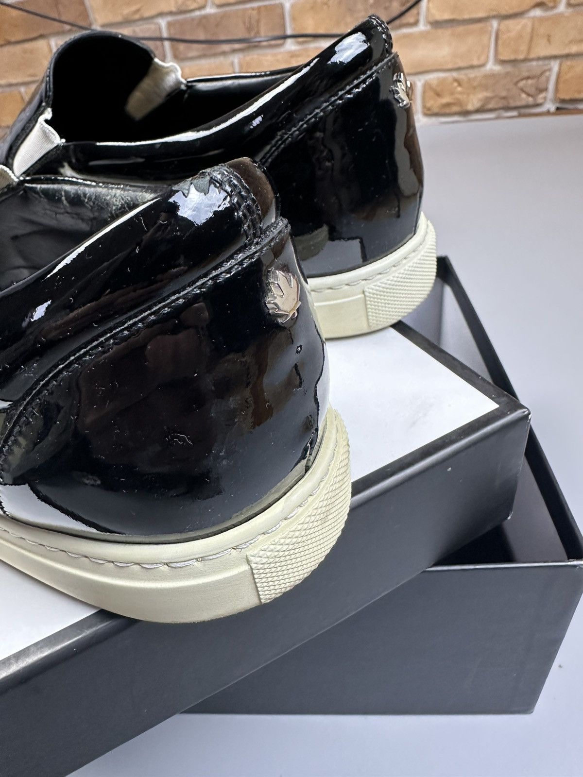 Dsquared2 Dsquared2 lacquered leather slip ons Size US 10.5 / EU 43-44 - 4 Thumbnail