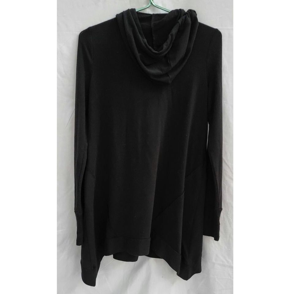 Other Cable & Gauge Long Sleeve Drawstring Hoodie Dress Black M Size M / US 6-8 / IT 42-44 - 1 Thumbnail
