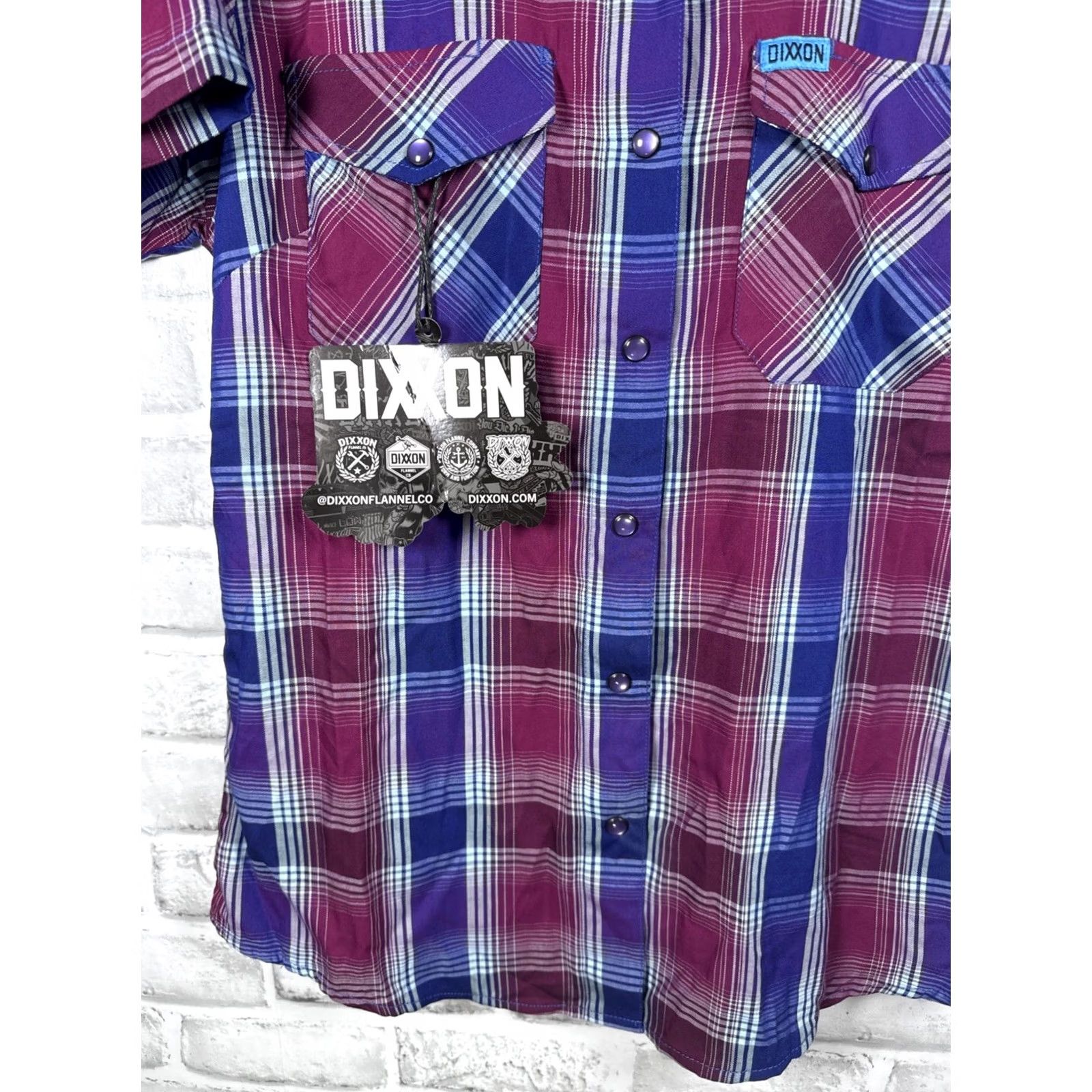 Vintage DIXXON FLANNEL CO. The Locus Plaid Snap Button Womens M Shirt Pink Plaid Snap Button Shirt Womens M Size M / US 6-8 / IT 42-44 - 4 Thumbnail