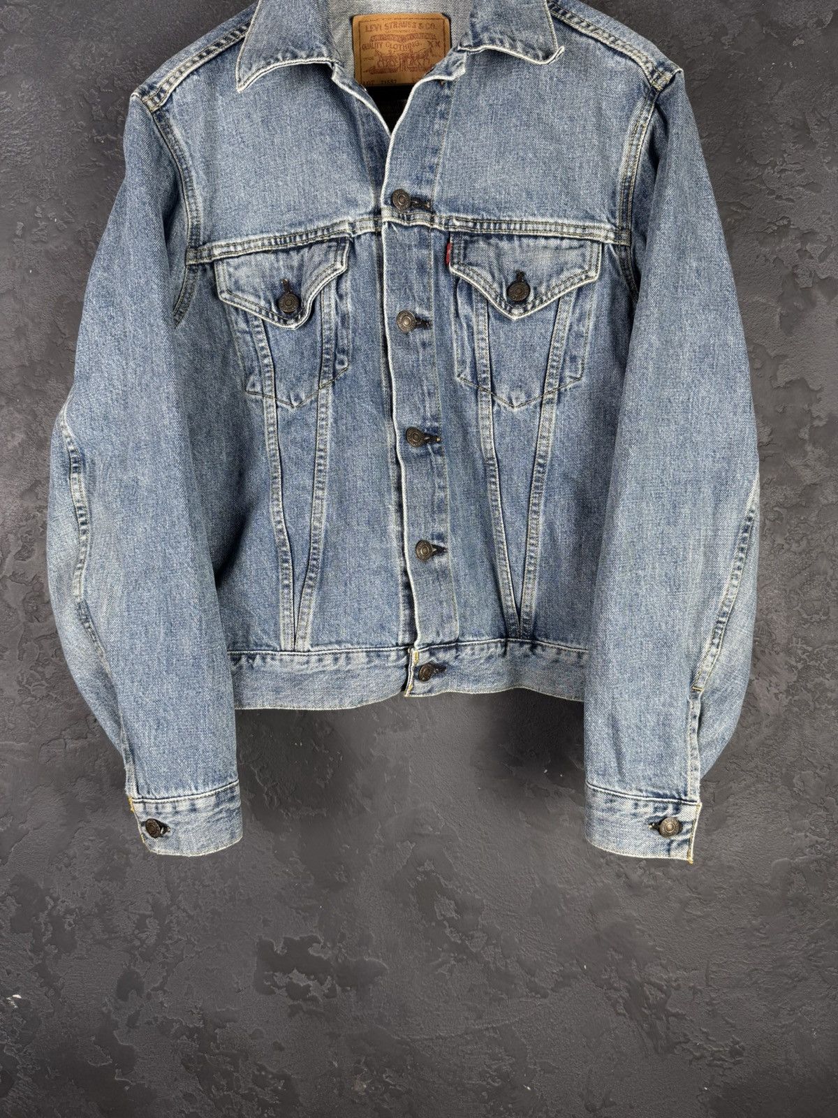 Levi's Vintage Clothing Levi’s 71557-02 Mens Vintage 1994 Big E Denim Jacket Japan Size US M / EU 48-50 / 2 - 3 Thumbnail