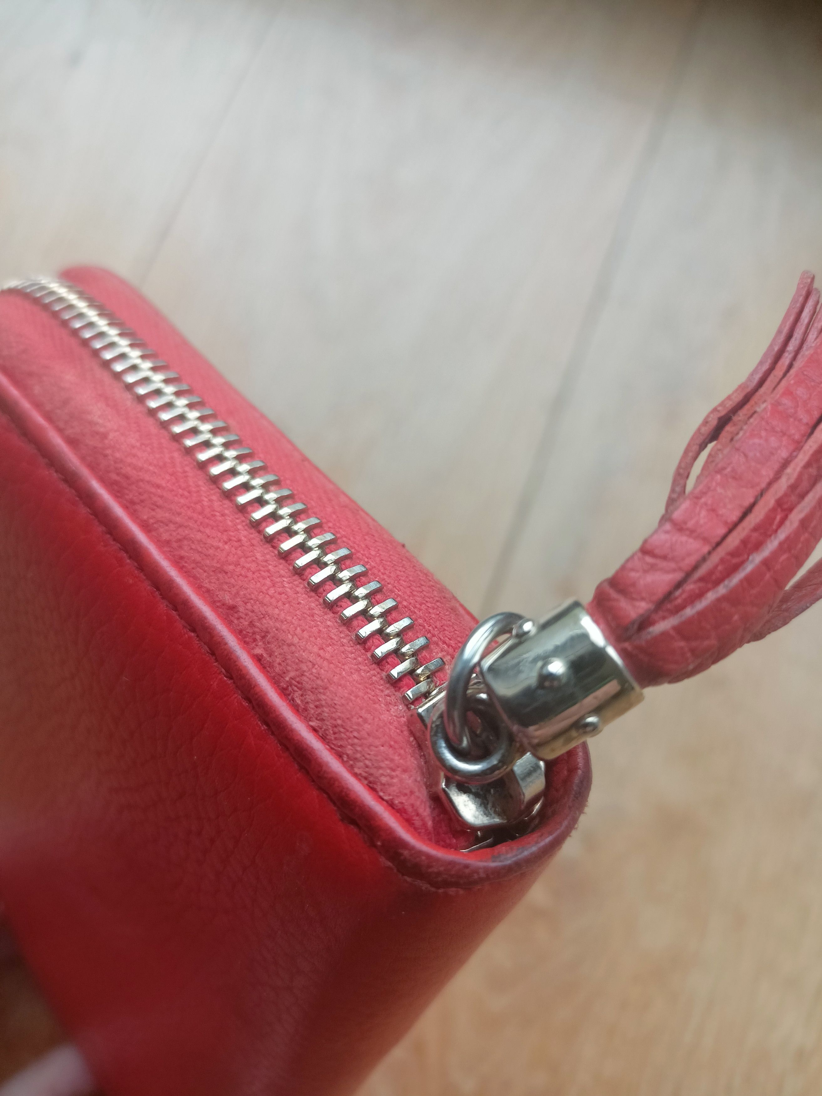 Gucci Gucci Soho GG orange leather long wallet Size ONE SIZE - 9 Thumbnail