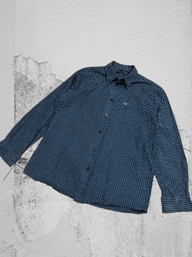 Fred Perry × Vintage Fred Perry Plaid Button Up Long Sleeve Size US L / EU 52-54 / 3 - 1 Thumbnail